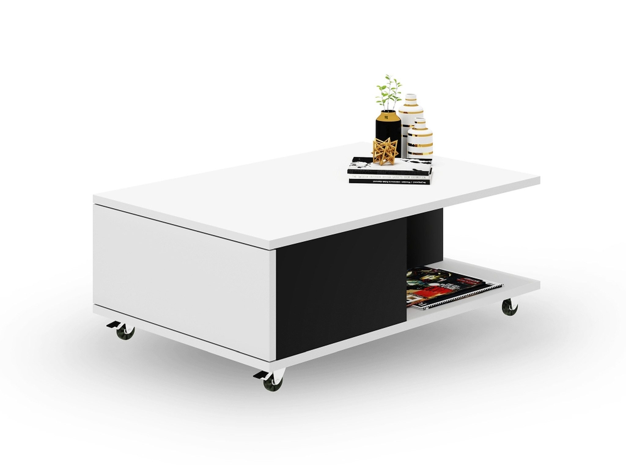 Mazzoni Couchtisch Vienna Weiß matt / günstig online kaufen