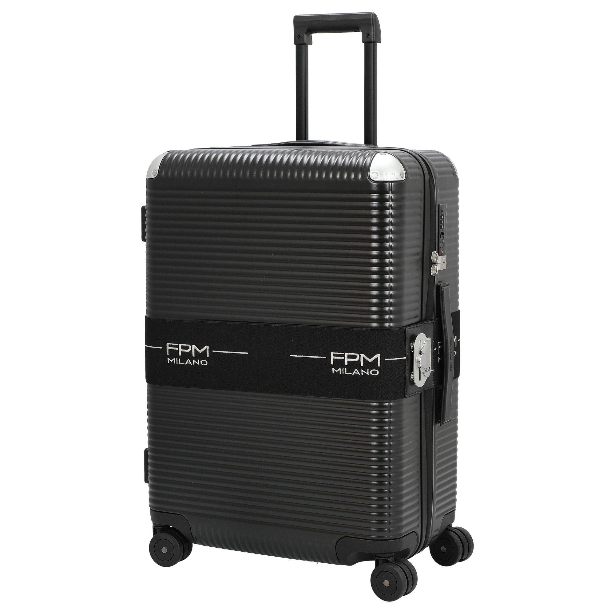 FPM Koffer Milano Bank Zip Deluxe Spinner 68 - 4-Rollen-Trolley M 68 cm (eclipse, 4 Rollen Rollen
