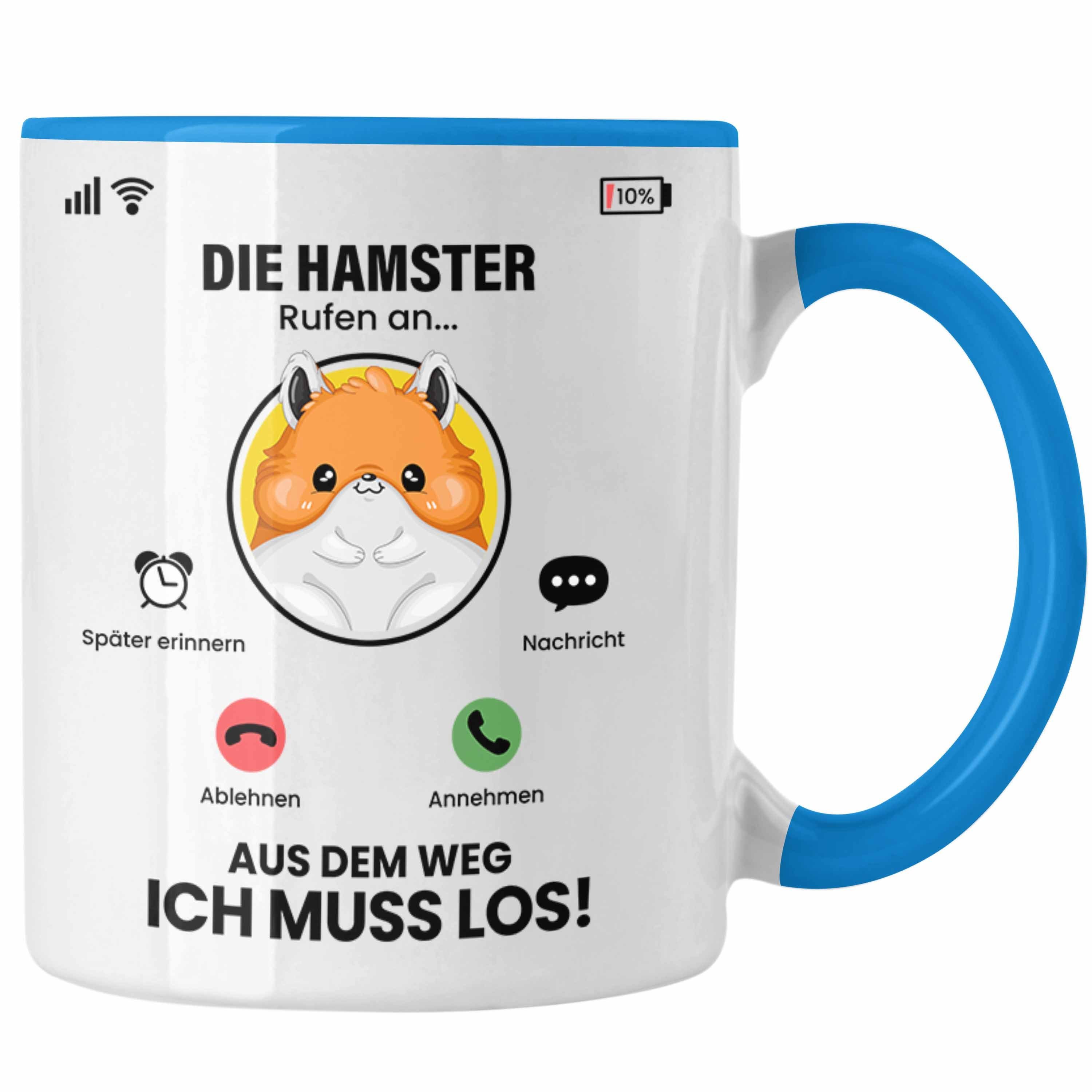 für Hamster Tasse Tasse Züchter Gesch An Die Trendation Rufen Hamster Geschenk Besitzer Blau