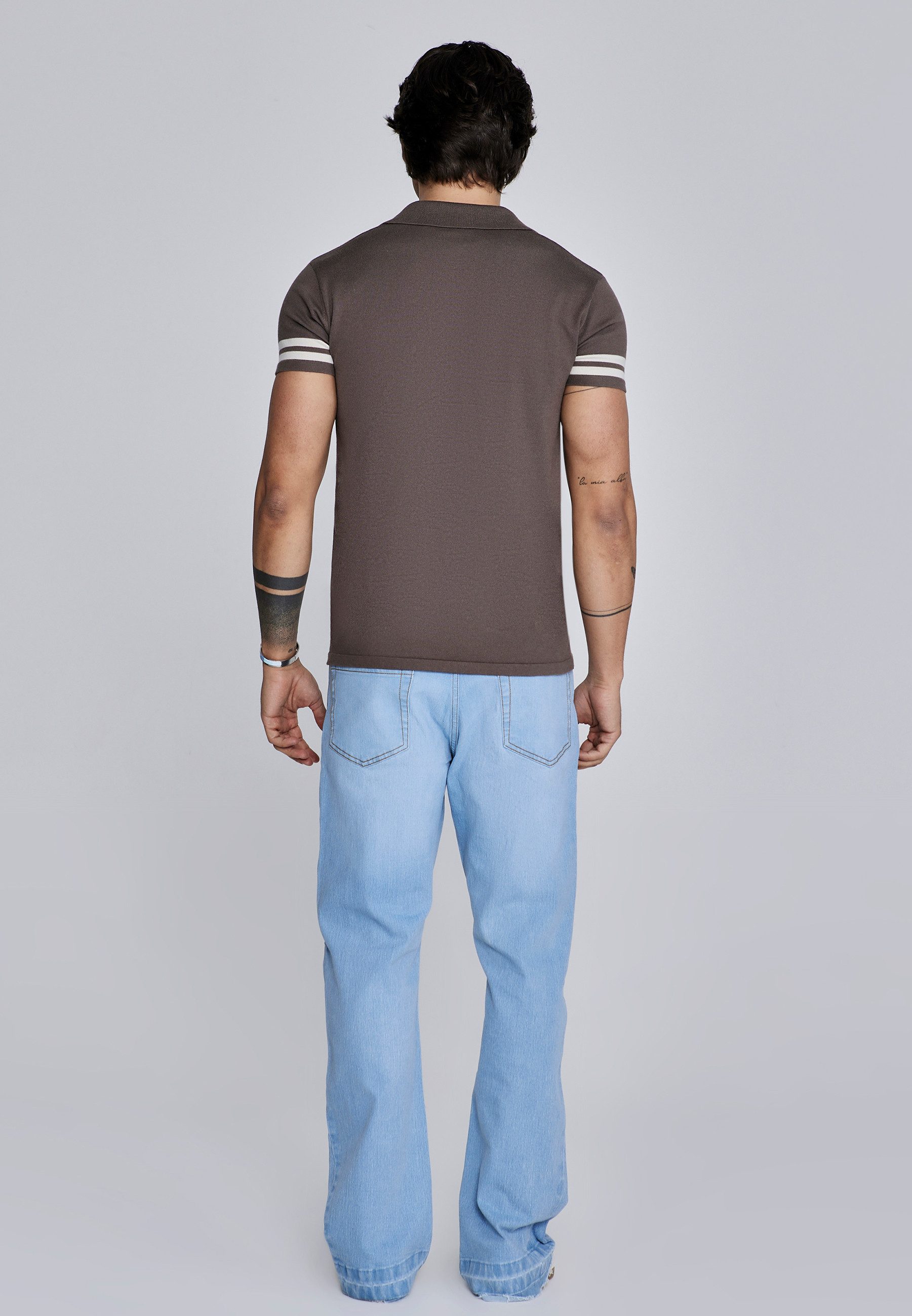 Siksilk Regular-fit-Jeans SikSilk Herren Flare Fit Jeans