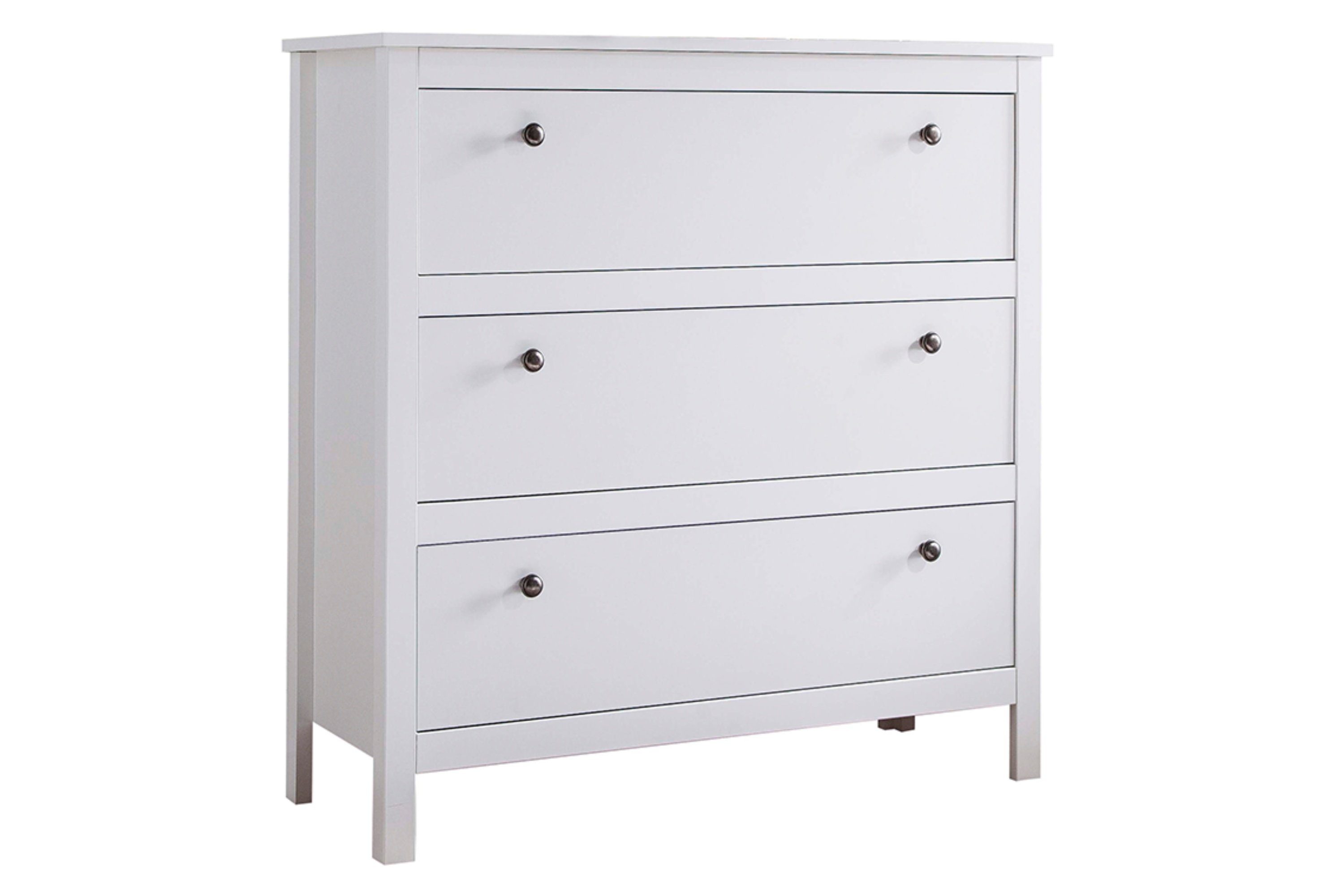 KONSIMO® Kommode FARGE Kommode, mit 3 Schubladen, Metallkugelgriffe, praktischer Stauraum