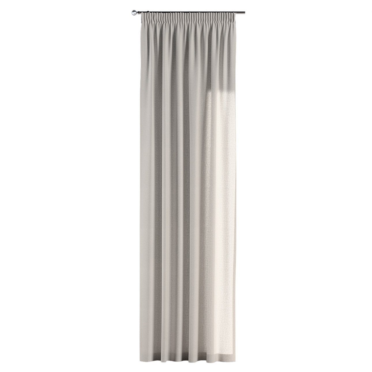 cm, Vorhang Dekoria grau-beige 130x100 Vorhang mit Kräuselband Leinen,