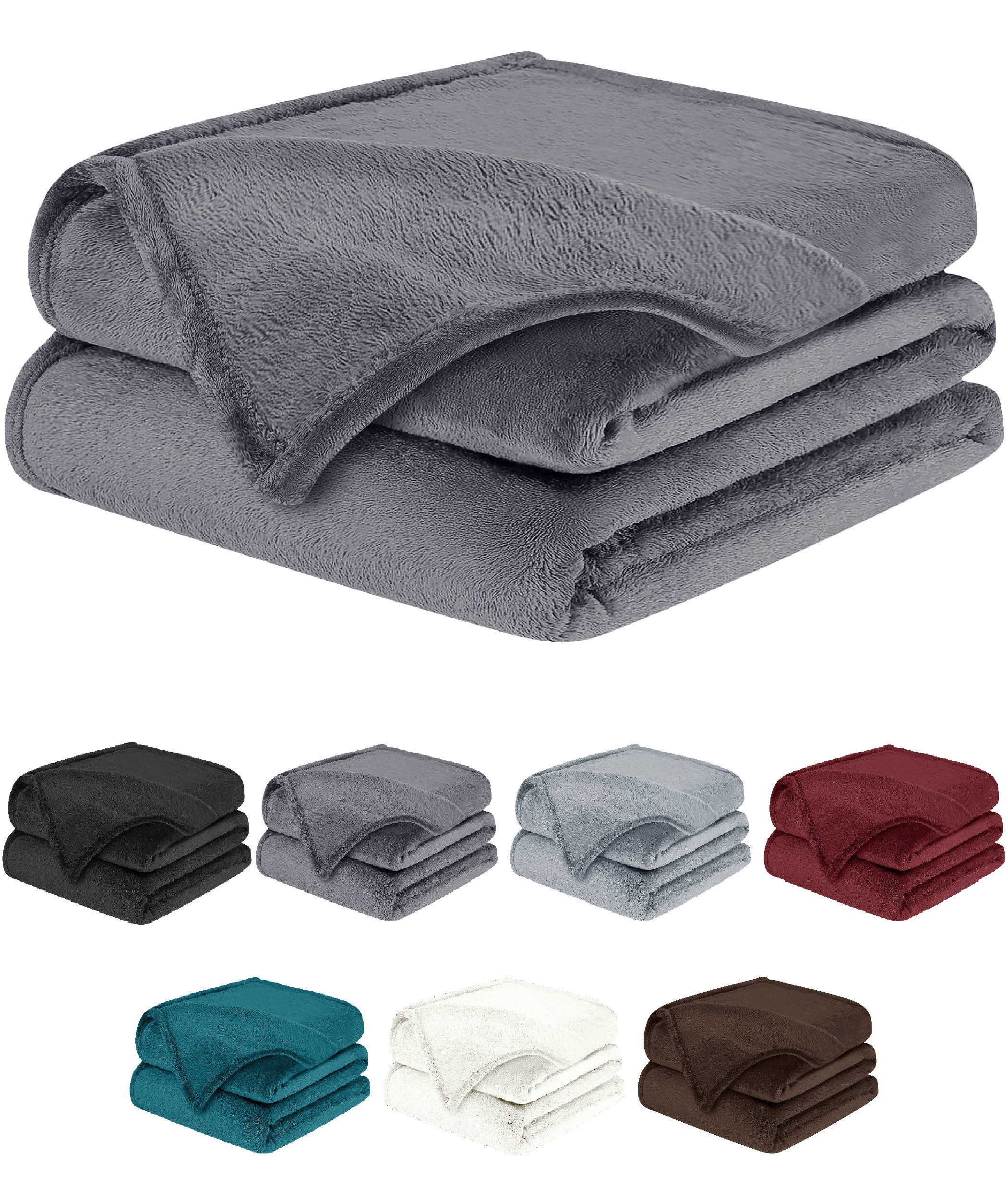 Wohndecke Kuscheldecke Fleecedecke Sofadecke Tagesdecke Bettüberwurf, günstig online kaufen