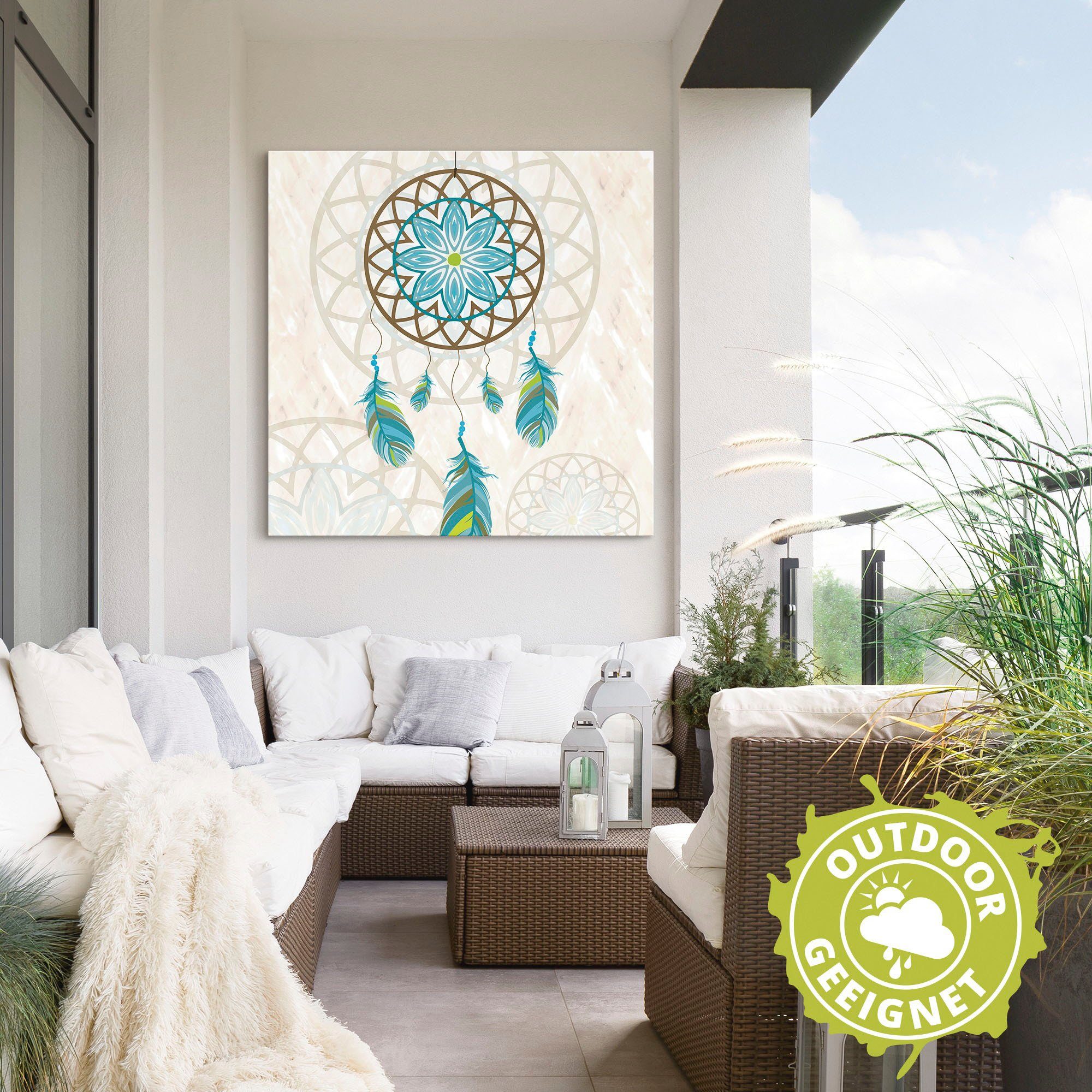 Artland Wandbild »Traumfänger«, Muster (1 Stück), in vielen Größen & Produktarten - Alubild / Outdoorbild für den Außenbereich, Leinwandbild, Poster, Wandaufkleber / Wandtattoo auch für Badezimmer geeignet-HomeTrends