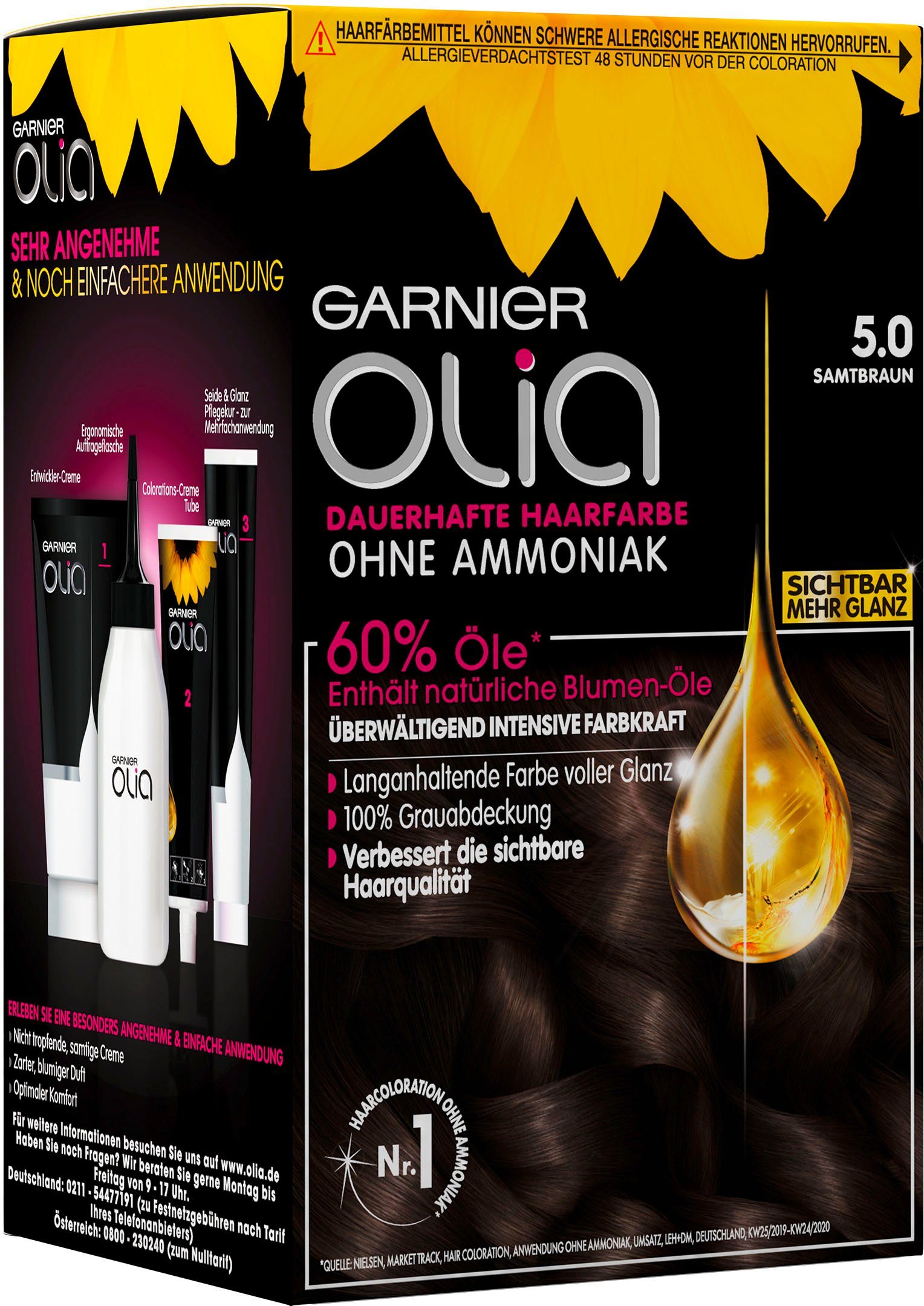 Coloration Haarfarbe dauerhafte GARNIER Olia