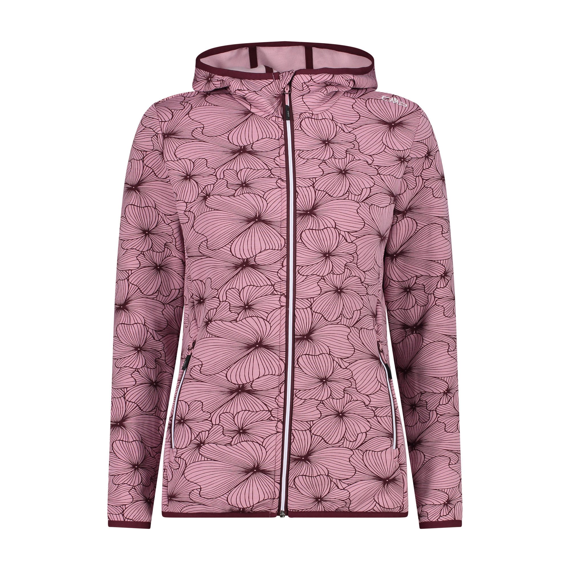 Fleecejacke CMP Damen Fleecejacke Woman Jacket Fix Hood 33E5946