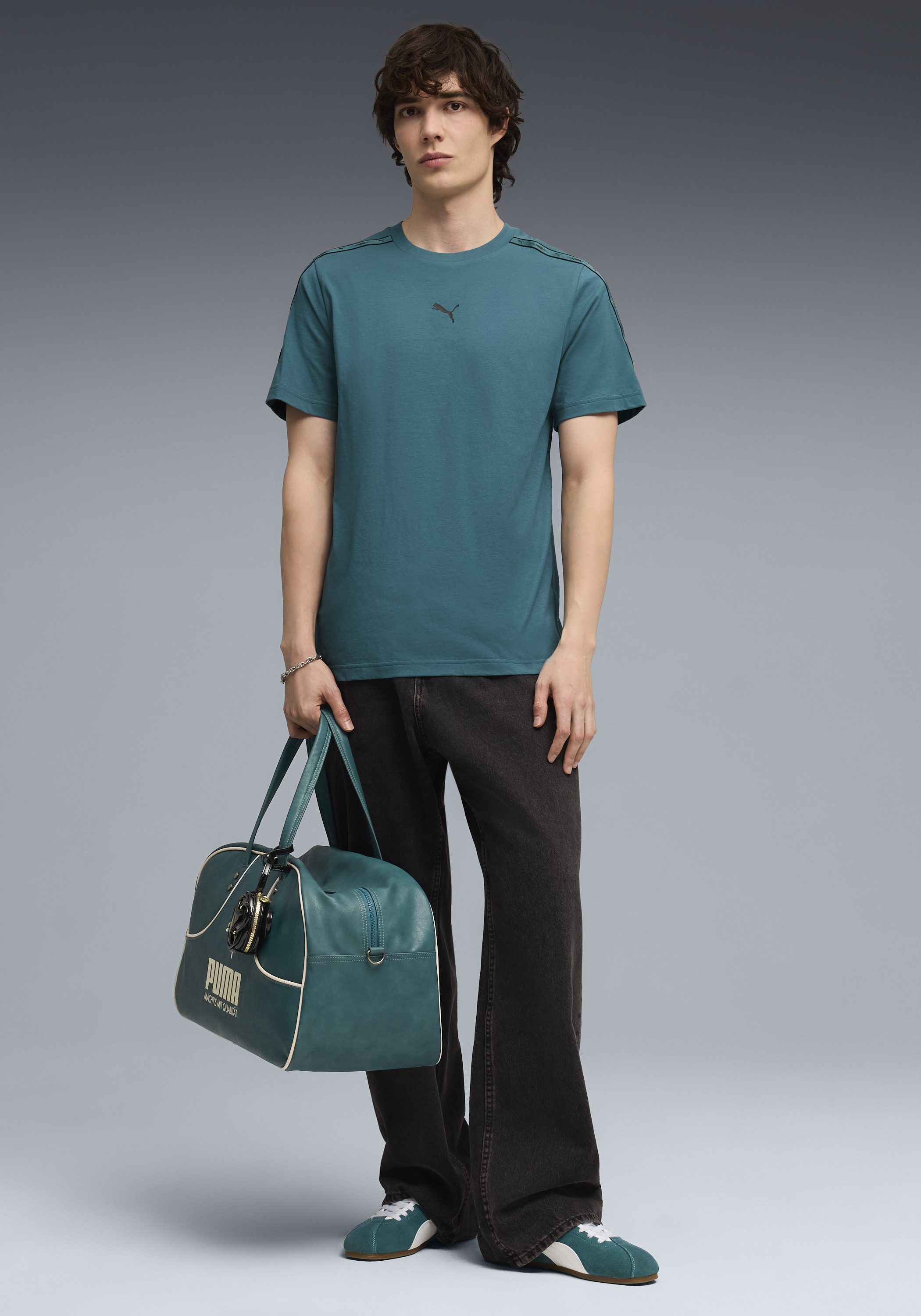 PUMA T-Shirt ESS TAPE TEE Regular Fit, Kurzarm, für sportlichen Look, aus Baumwolle