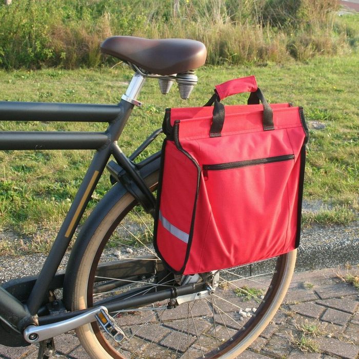 BENSON Fahrradtasche Fahrradtasche Fahrrad Gepäckträgertasche 20 L Gepäcktasche Packtaschen Shopper