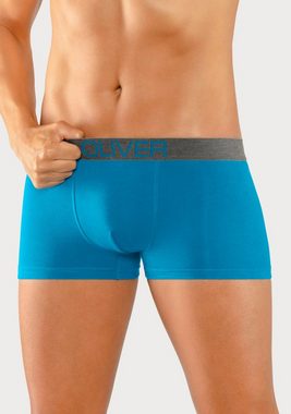 s.Oliver Boxer Boxershorts für Herren (Packung, 4-St) in Hipster-Form aus Baumwoll-Mix