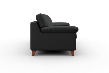 machalke® 3-Sitzer diego, mit weichen Armlehnen, Füße wengefarben, Breite 225 cm