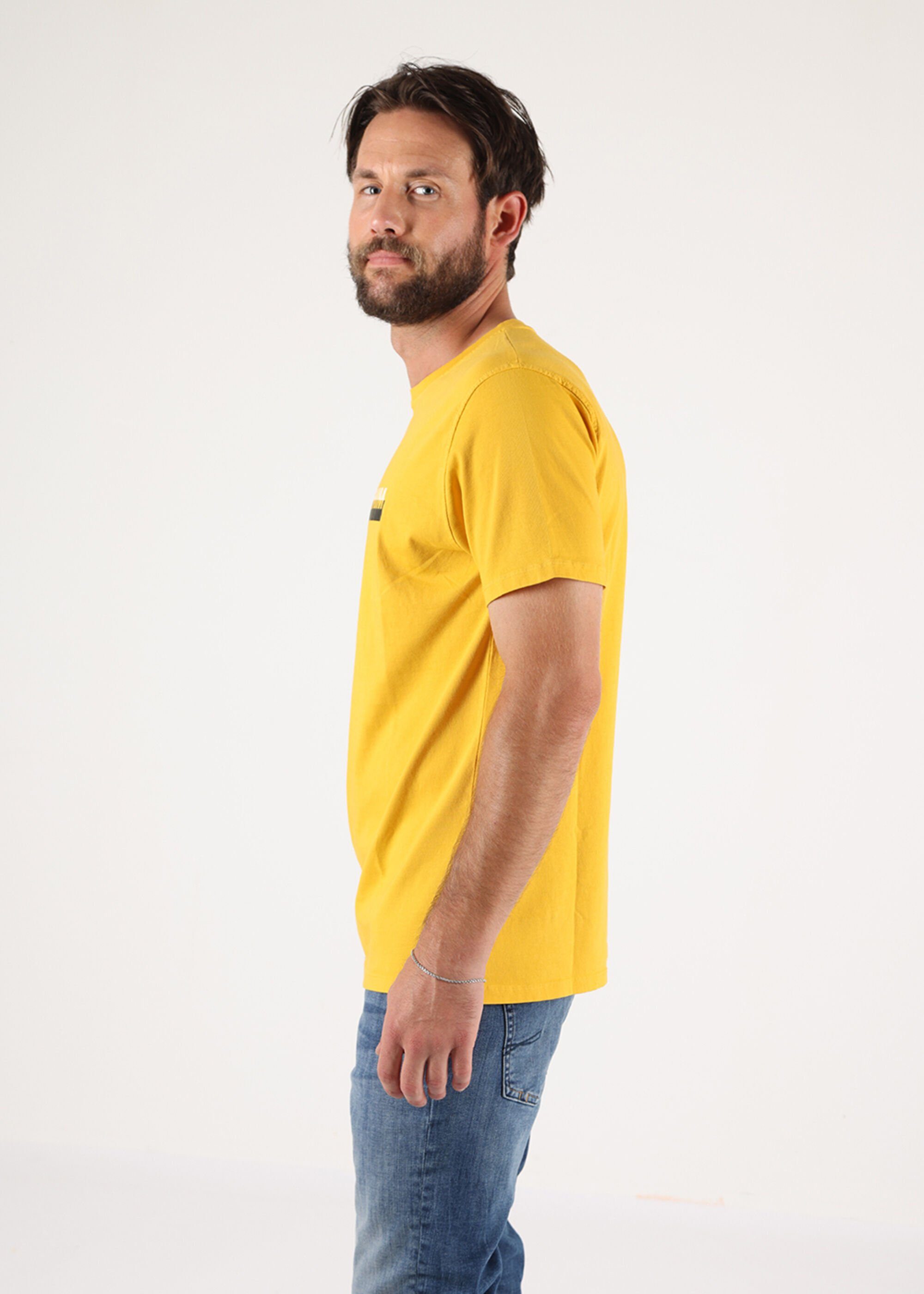 Banana T-Shirt Miracle mit Denim Yellow of Rundhalsausschnitt