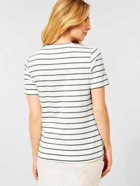 Cecil T-Shirt (1-tlg) Plain/ohne Details, Drapiert/gerafft