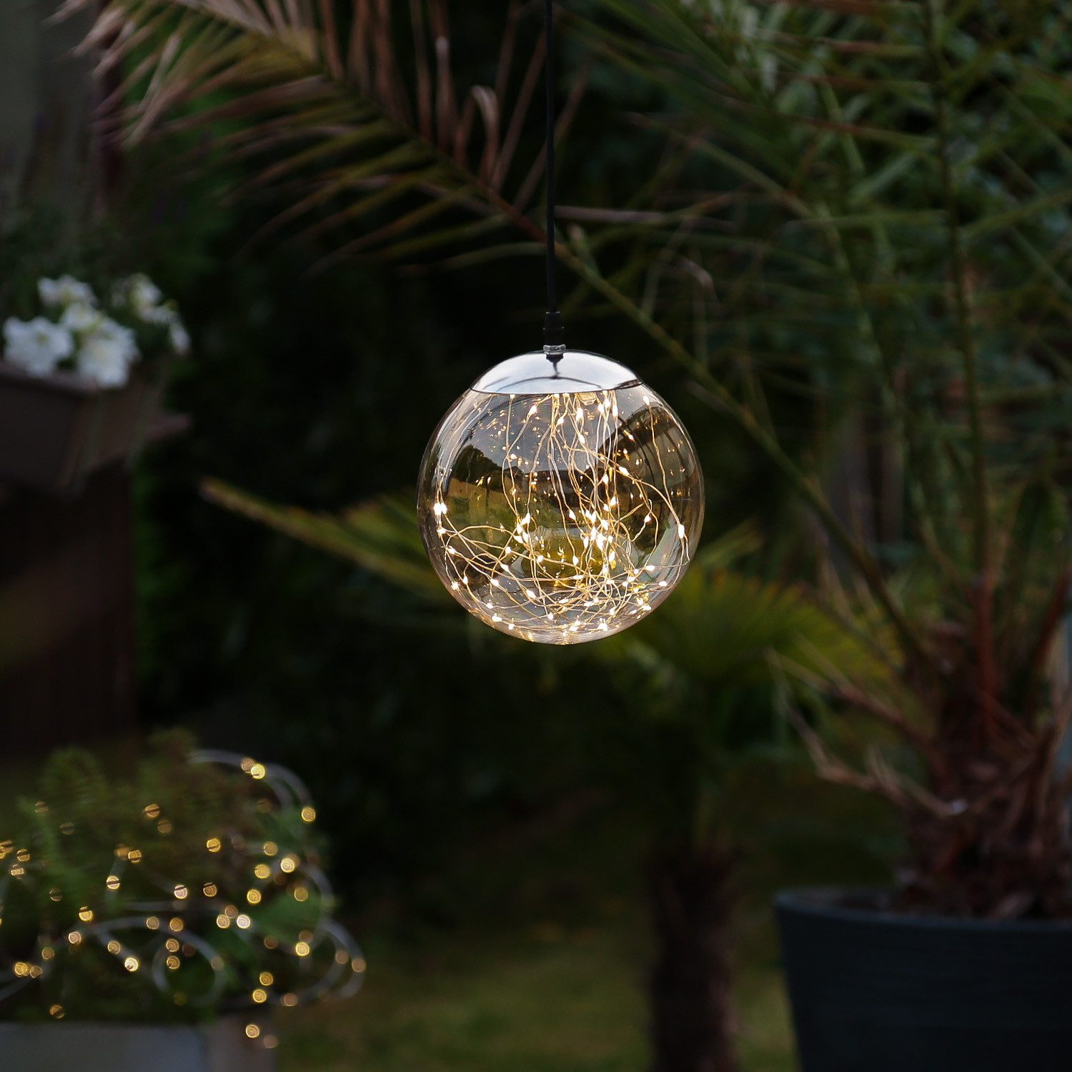 MARELIDA LED Kugelleuchte LED Lichterkugel Deko Kugel Hängeleuchte Leuchtku günstig online kaufen