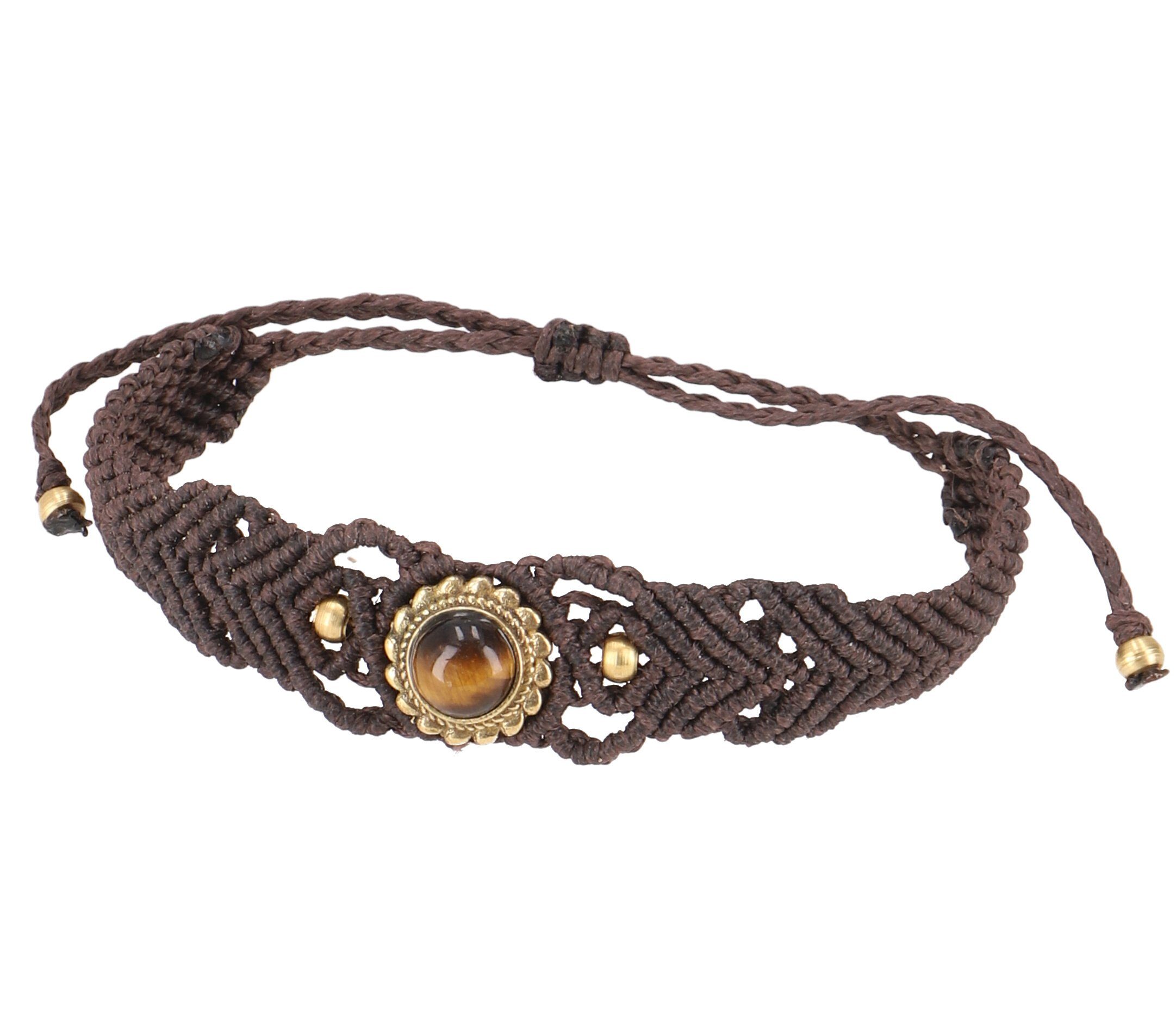 Guru-Shop Armreif Perlenarmband, Makramee Armband, Fußband,..
