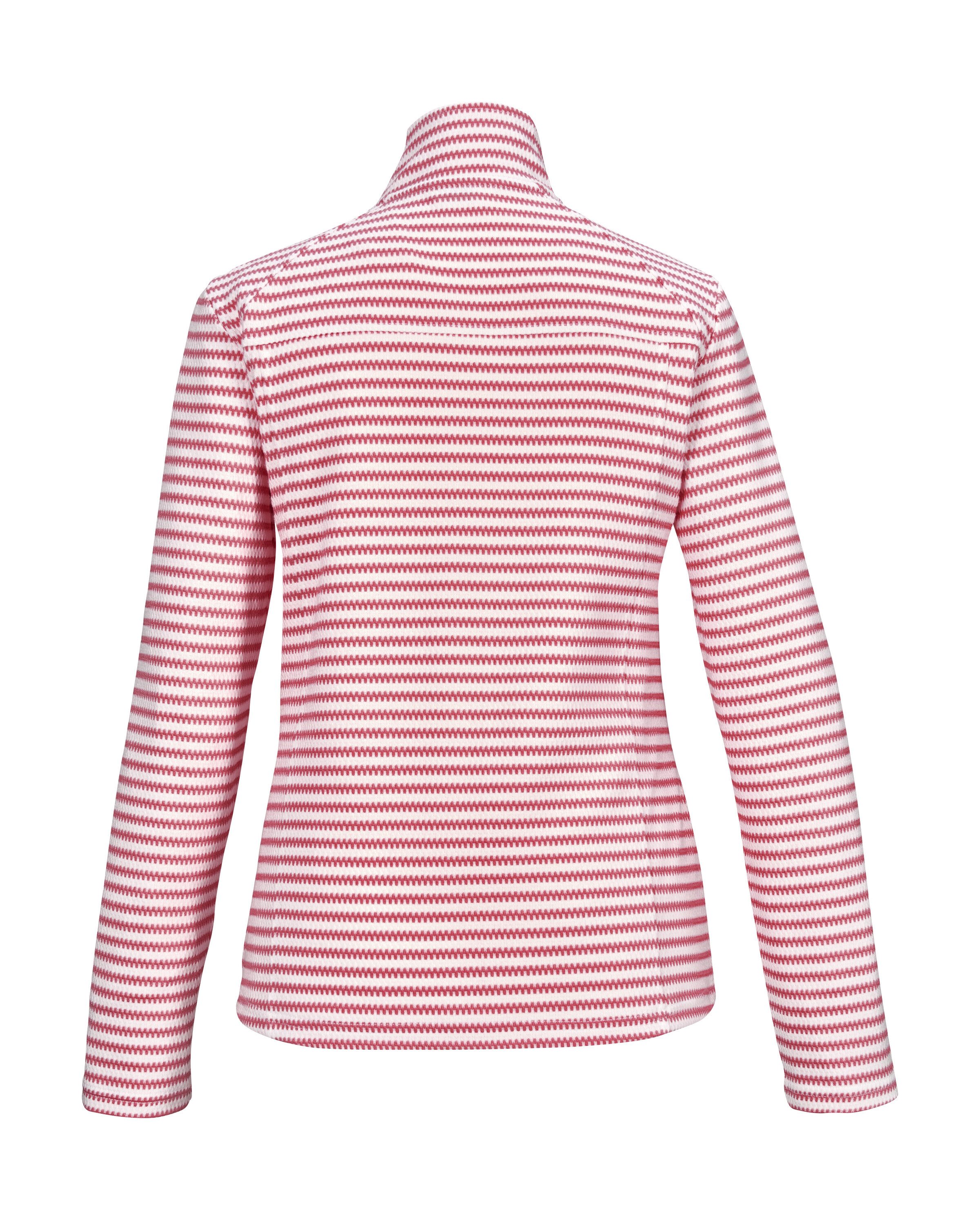 Killtec Strickjacke KOS 50 WMN FLX JCKT Streifendesign, elastisch, Kinnschutz, Zippertaschen