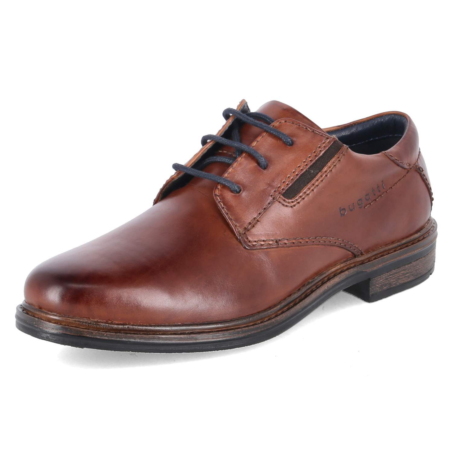 bugatti Bugatti 313A8Z014000-6300 SP Herren Glattleder brown Schnürschuh