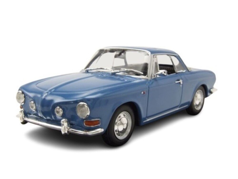 Maxichamps Modellauto VW Karmann Ghia 1600 1966 blau, Maßstab 1:43