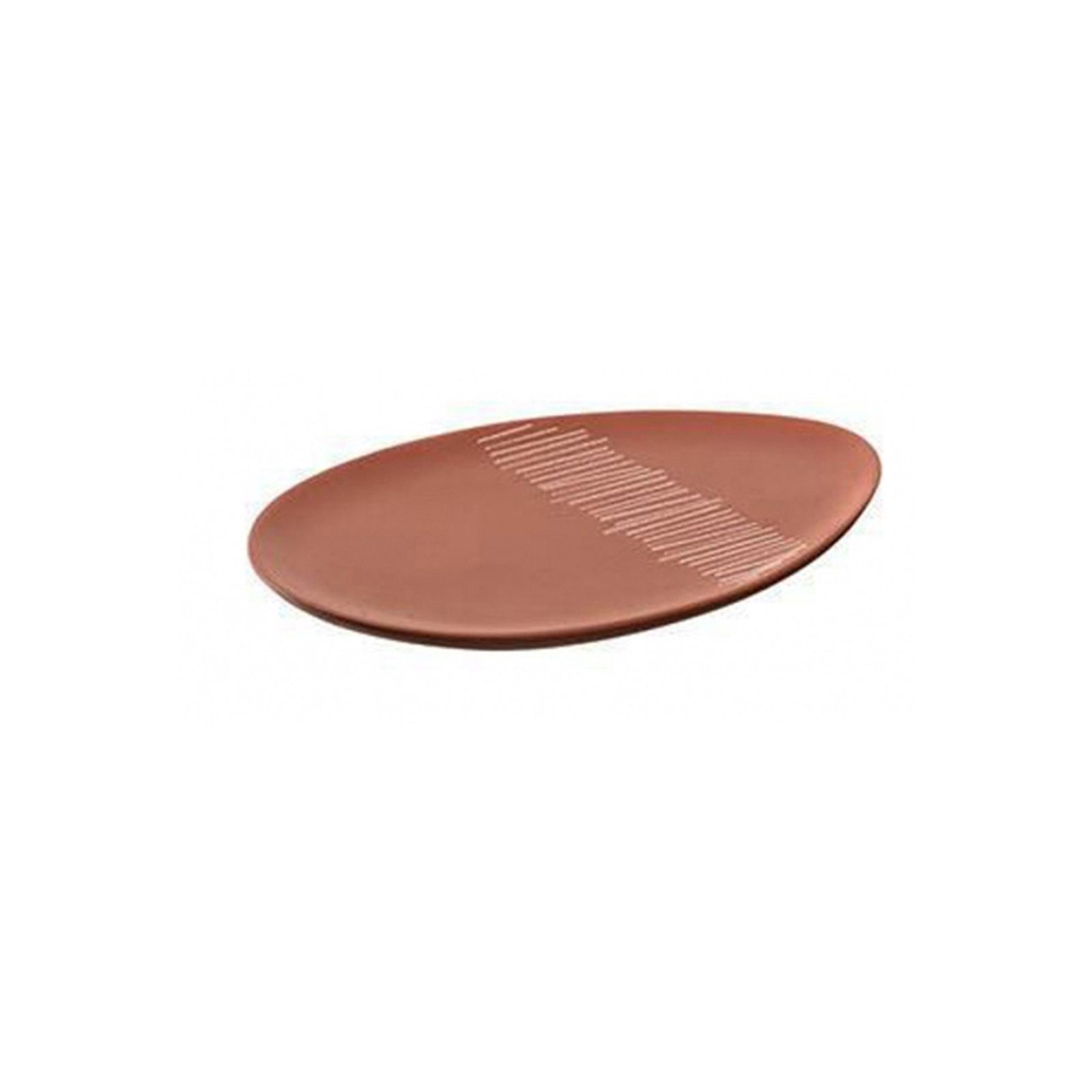 LEONARDO Servierplatte Dekoteller 22 Orange Matt, Keramik, (Stück, 1-tlg), Servierteller | Servierplatten