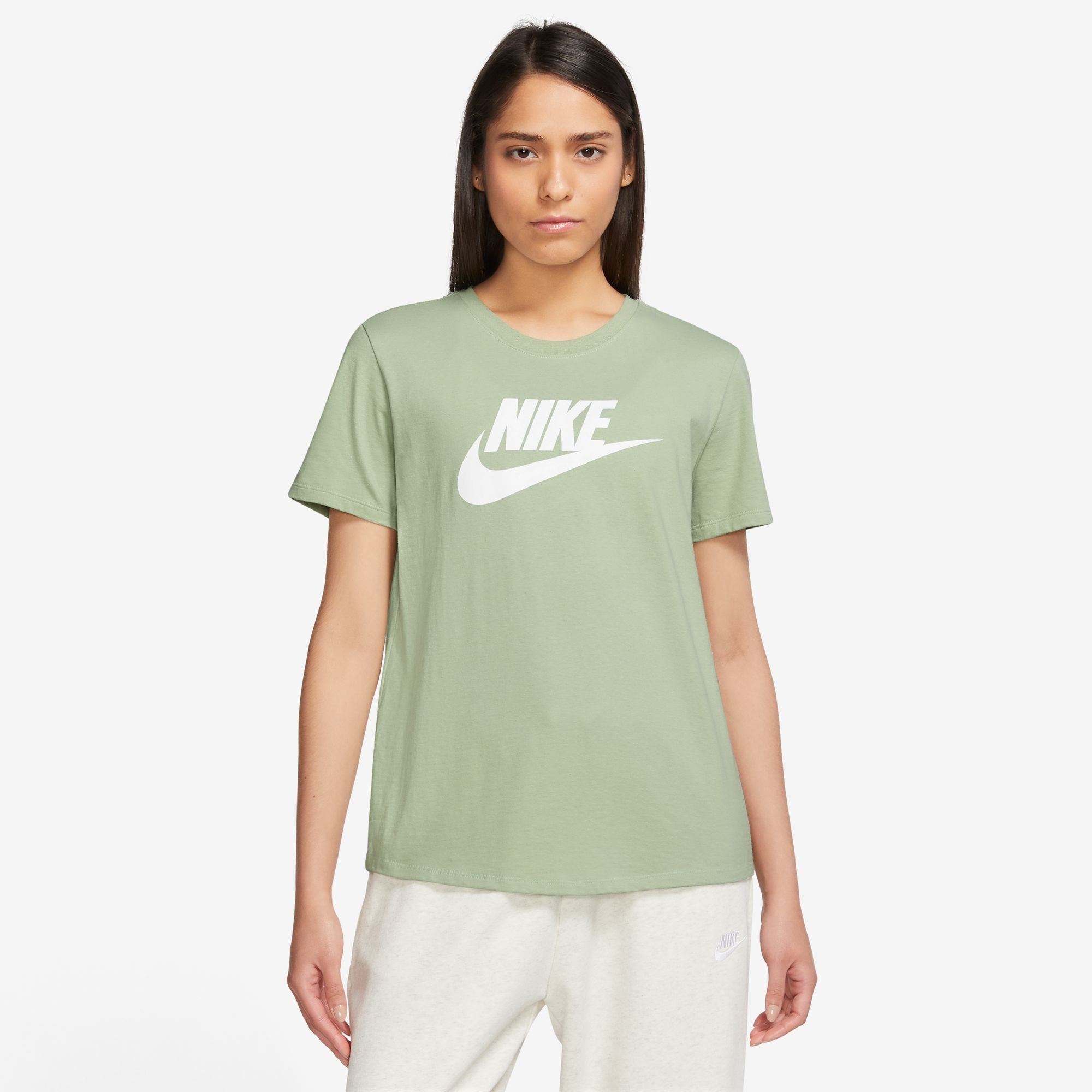 ESSENTIALS LOGO T-SHIRT HONEYDEW/WHITE T-Shirt Nike Sportswear WOMEN'S