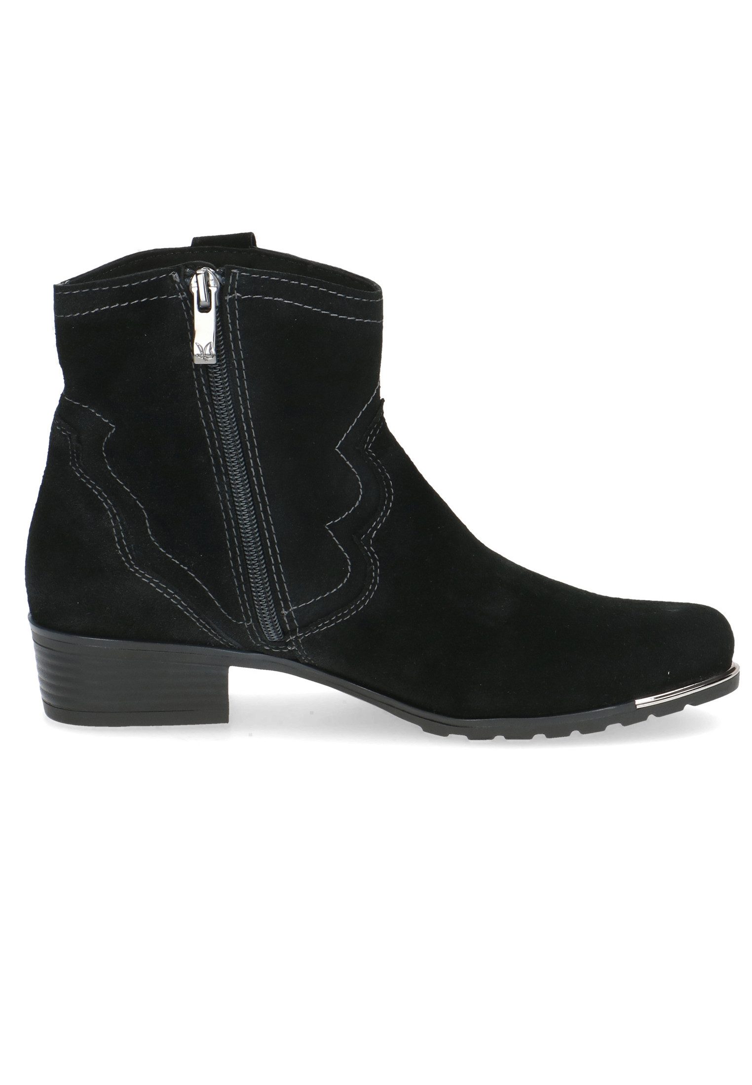 Caprice 9-25306-43 004 Black Suede Stiefelette