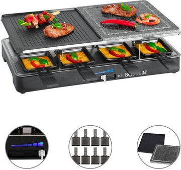 BOMANN Raclette RG 2279 CB, 8 Raclettepfännchen, 1400 W