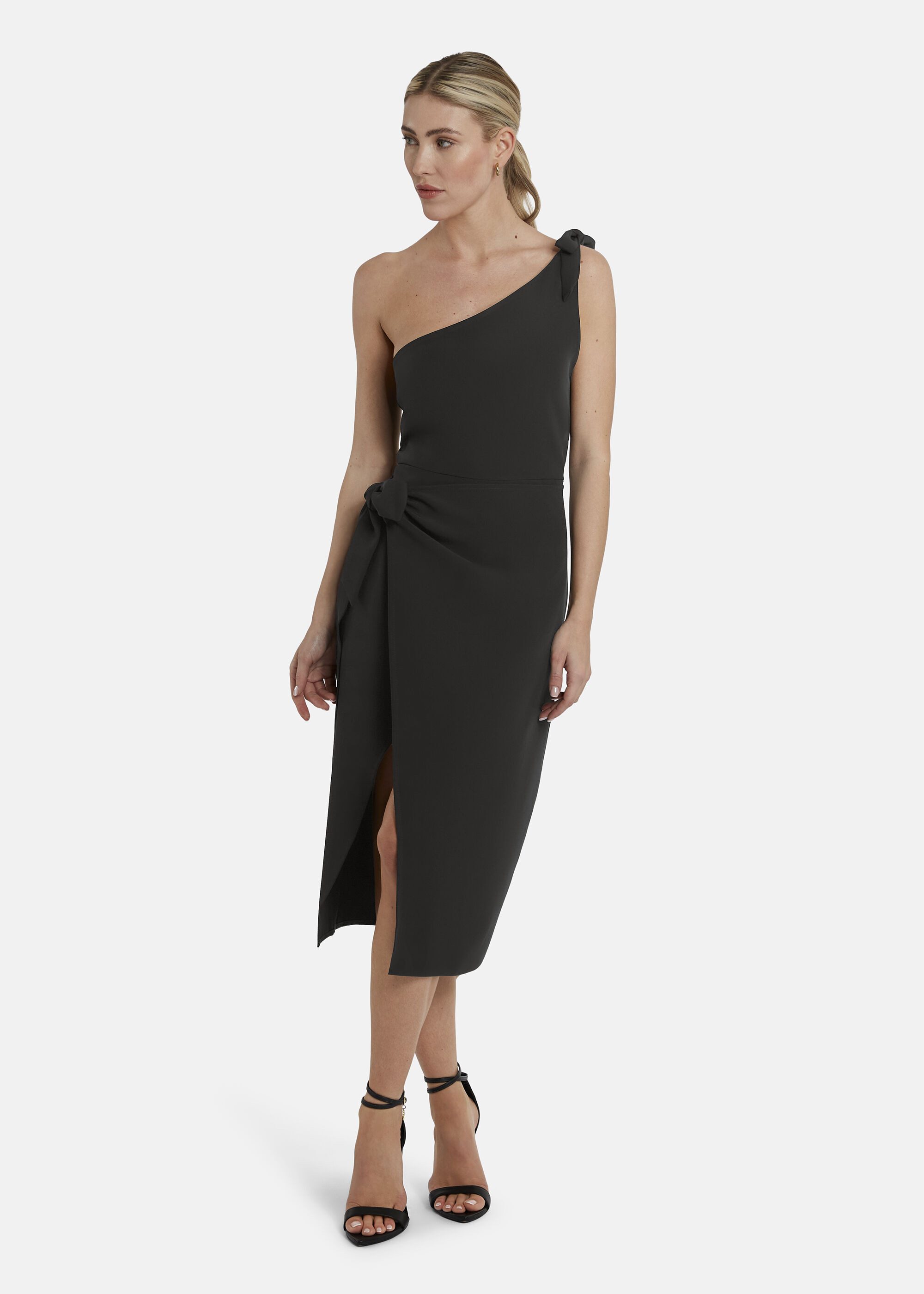 Nicowa Etuikleid NELOWA mit Schleifendetails