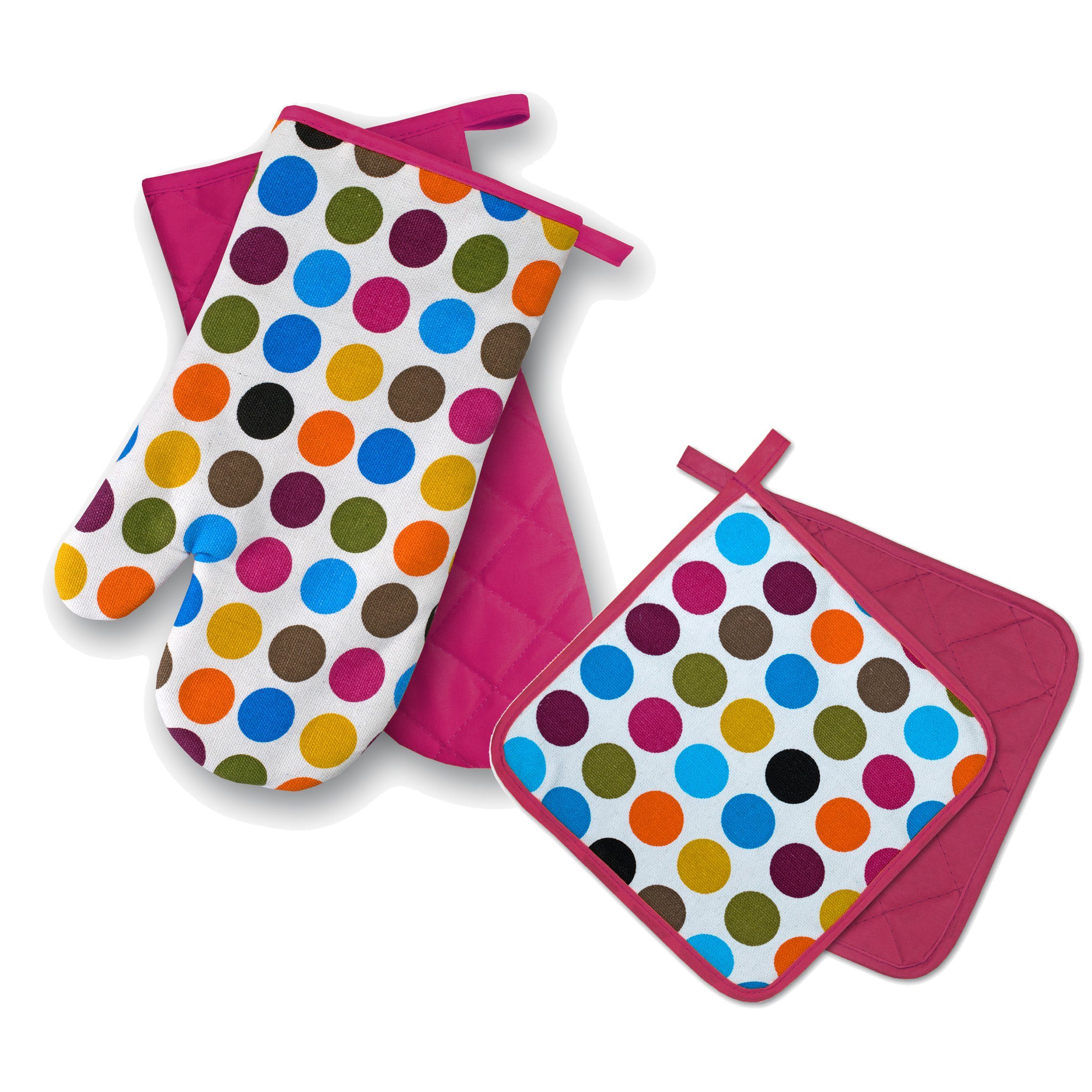 Delindo Lifestyle Topfhandschuhe und Topflappen, Ofenhandschuhe, (4-tlg), H günstig online kaufen