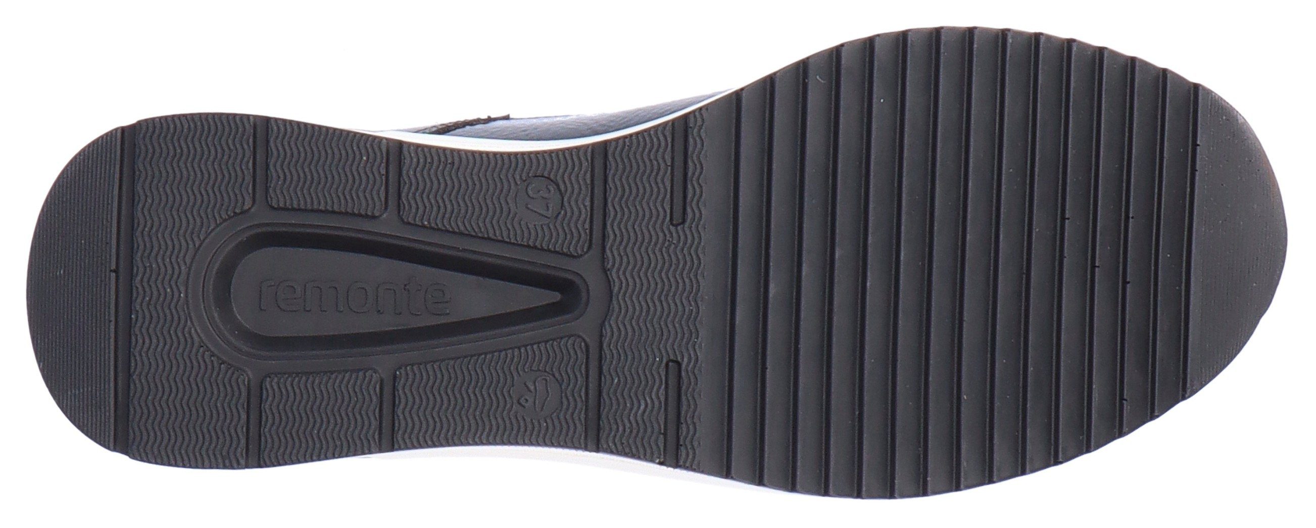 Remonte Keilsneaker mit Ausstattung hellbeige-schwarz Soft-Foam komfortabler