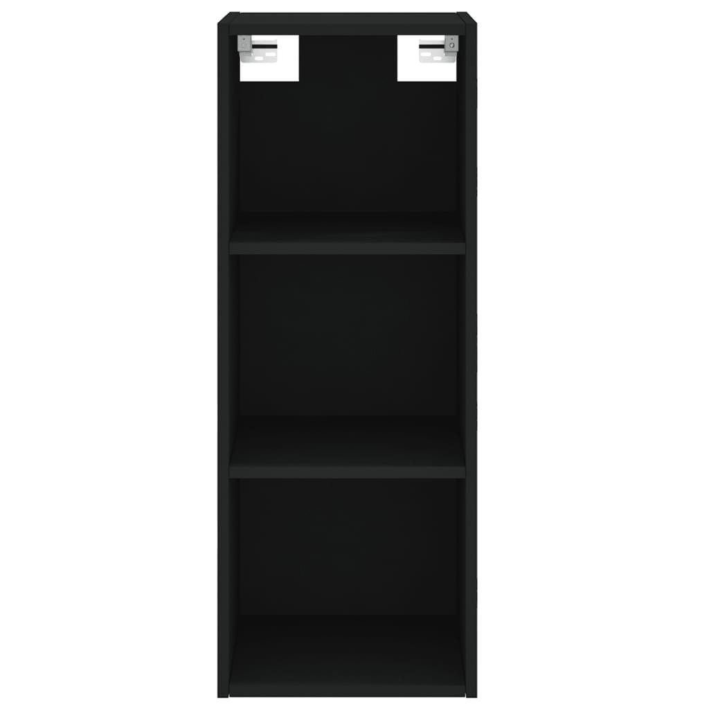 34,5x34x180 Regal Schwarz Schrank vidaXL Holzwerkstoff Kleiderschrank Highboard cm