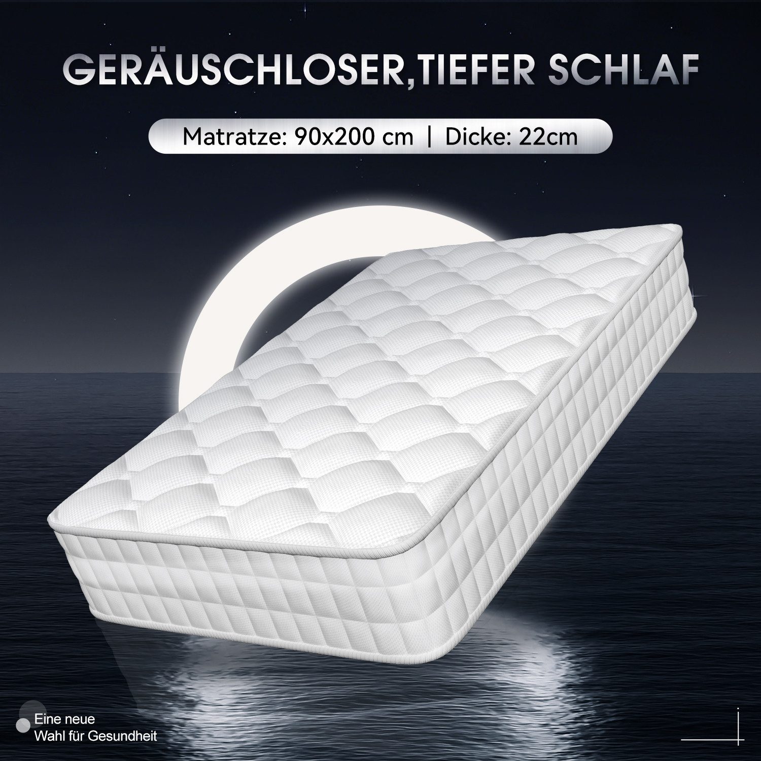 Taschenfederkernmatratze Matratze, 7-Zonen Federkernmatratze Matratzen mit günstig online kaufen