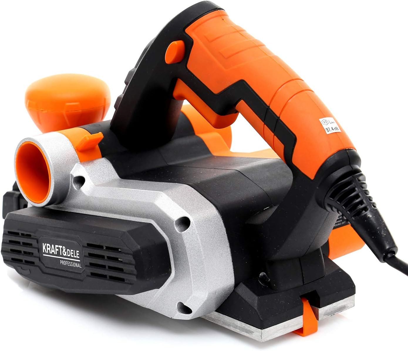 Kraft&Dele Elektrohobel Elektrohobel Hobelmaschine Einhandhobel Handhobel 1550 W Holzhobe, (1-tlg) – Bild 4 von 5