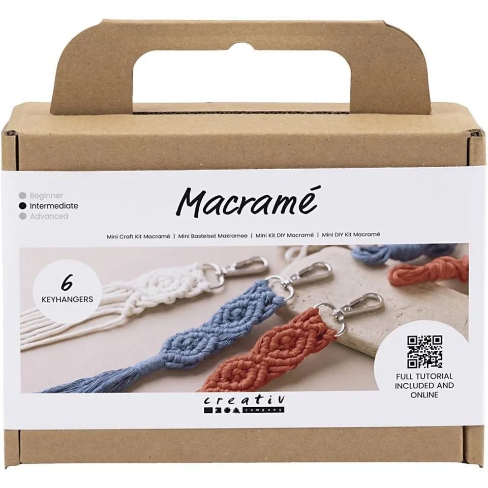 creativ company Kreativset Makrame_Schlüsselanhänger