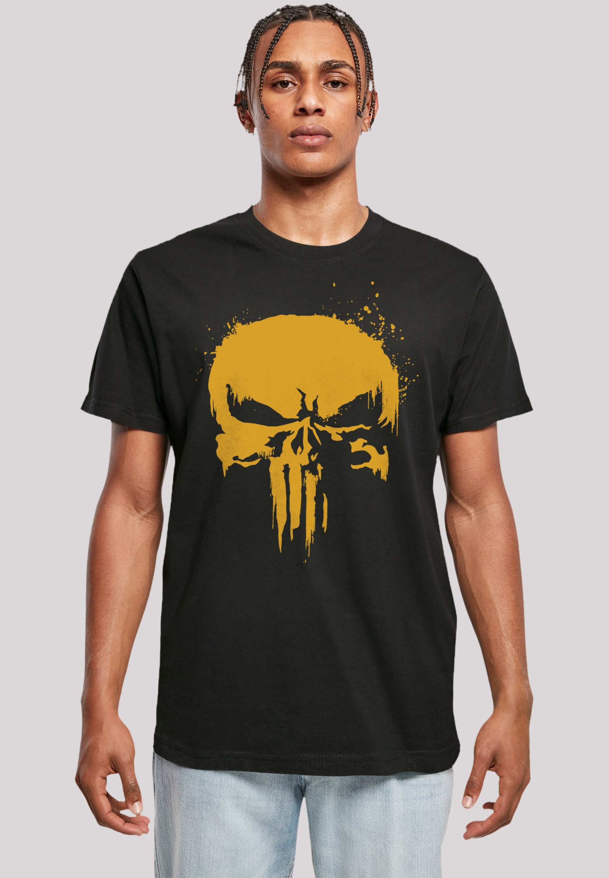 F4NT4STIC T-Shirt Marvel Punisher Gold Sehr mit weicher Premium Tragekomfort Qualität, Baumwollstoff hohem