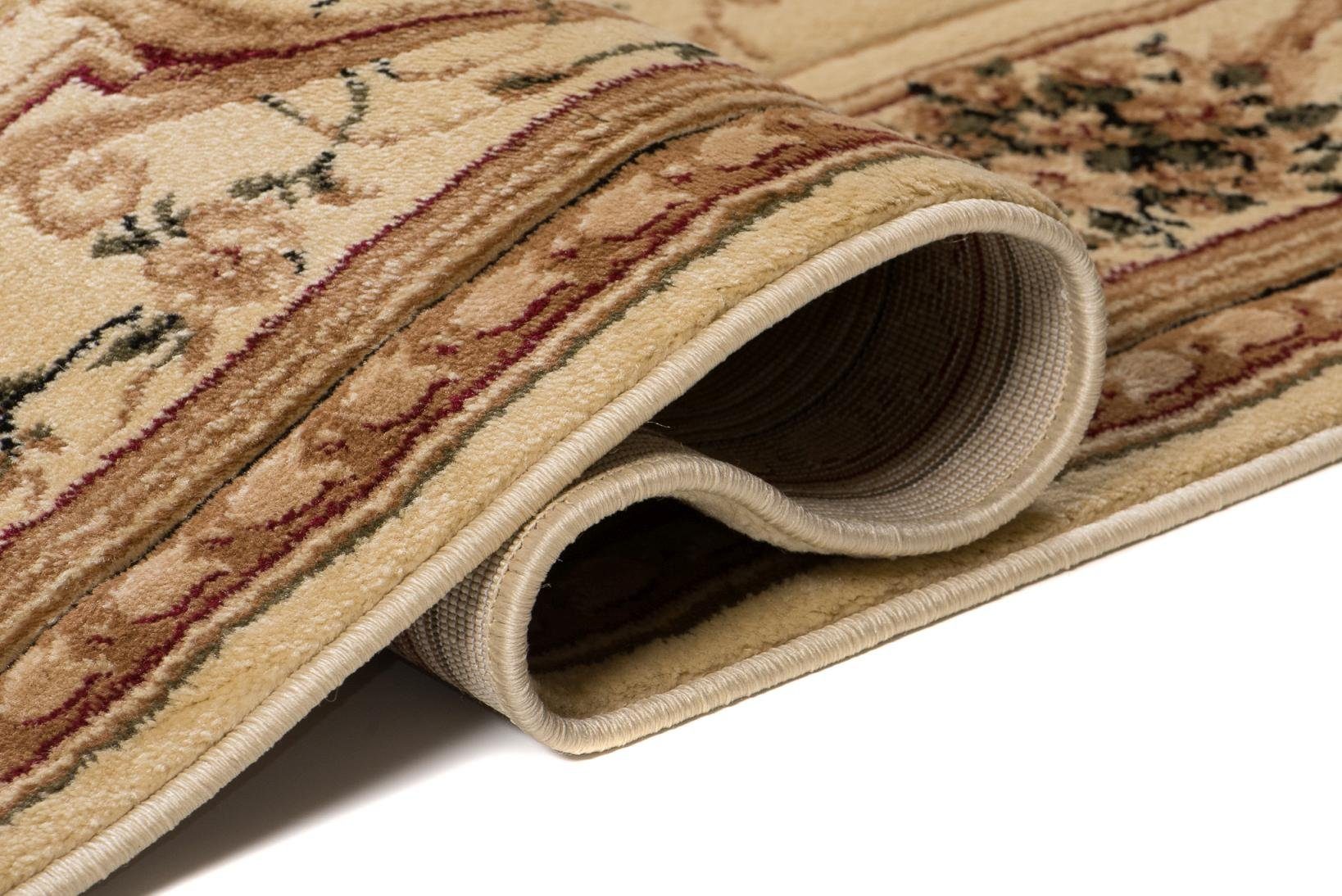 Teppich Oriente 60 Fußbodenheizung, cm, für Pflegeleicht, Traditioneller Teppich Mazovia, x Orient Orientteppich Wohnzimmerteppich - Beige, 100 Geeignet