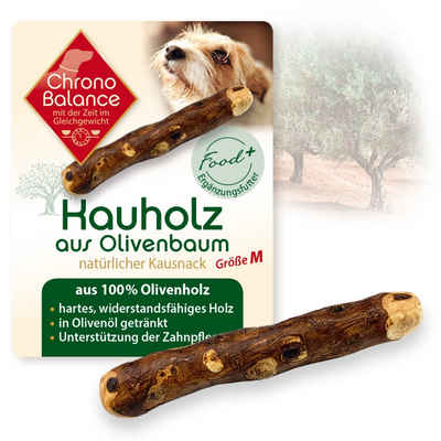 ChronoBalance Kauspielzeug ChronoBalance Olivenholz für Hunde, (1-tlg), in verschiedenen Größen