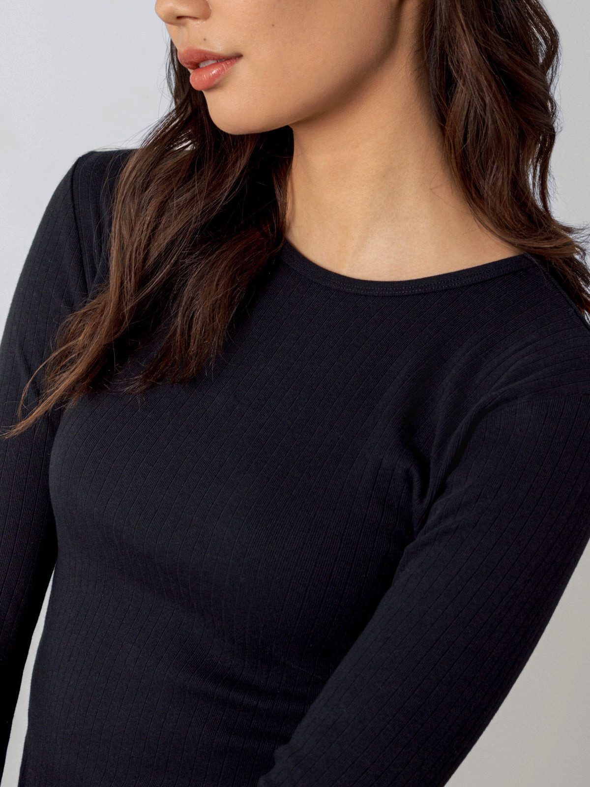 HONEST BASICS T-Shirt Geripptes Langarm Shirt aus Bio- und recycelter Baumwolle