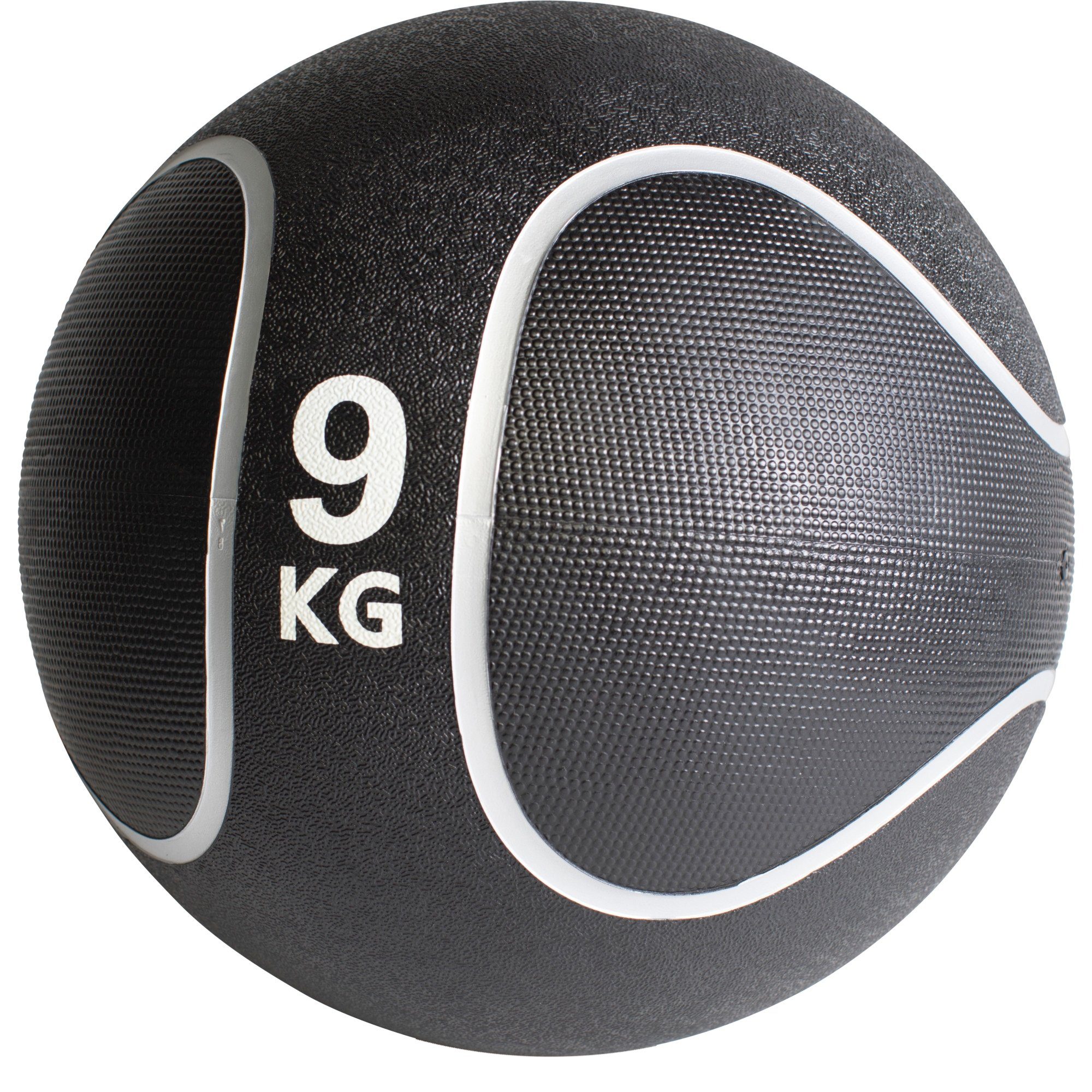 GORILLA SPORTS Medizinball Einzeln / Set, Ø 23 oder 29 cm, rutschfest, aus Gummi, Fitnessball 9 KG