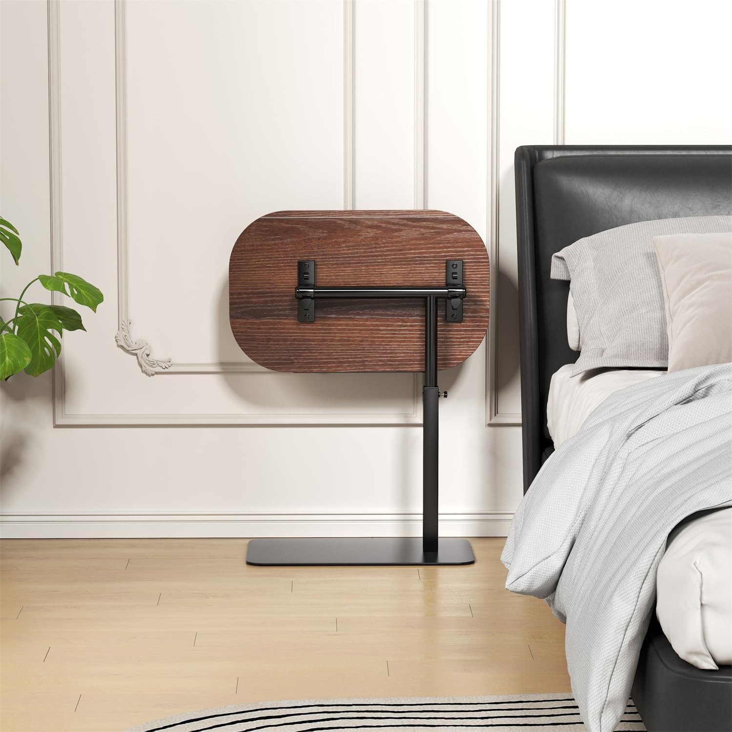 GarveeMore Beistelltisch Seitentisch Sofa Tray für Couch Höhenverstellbarer Endtisch – Bild 5 von 5