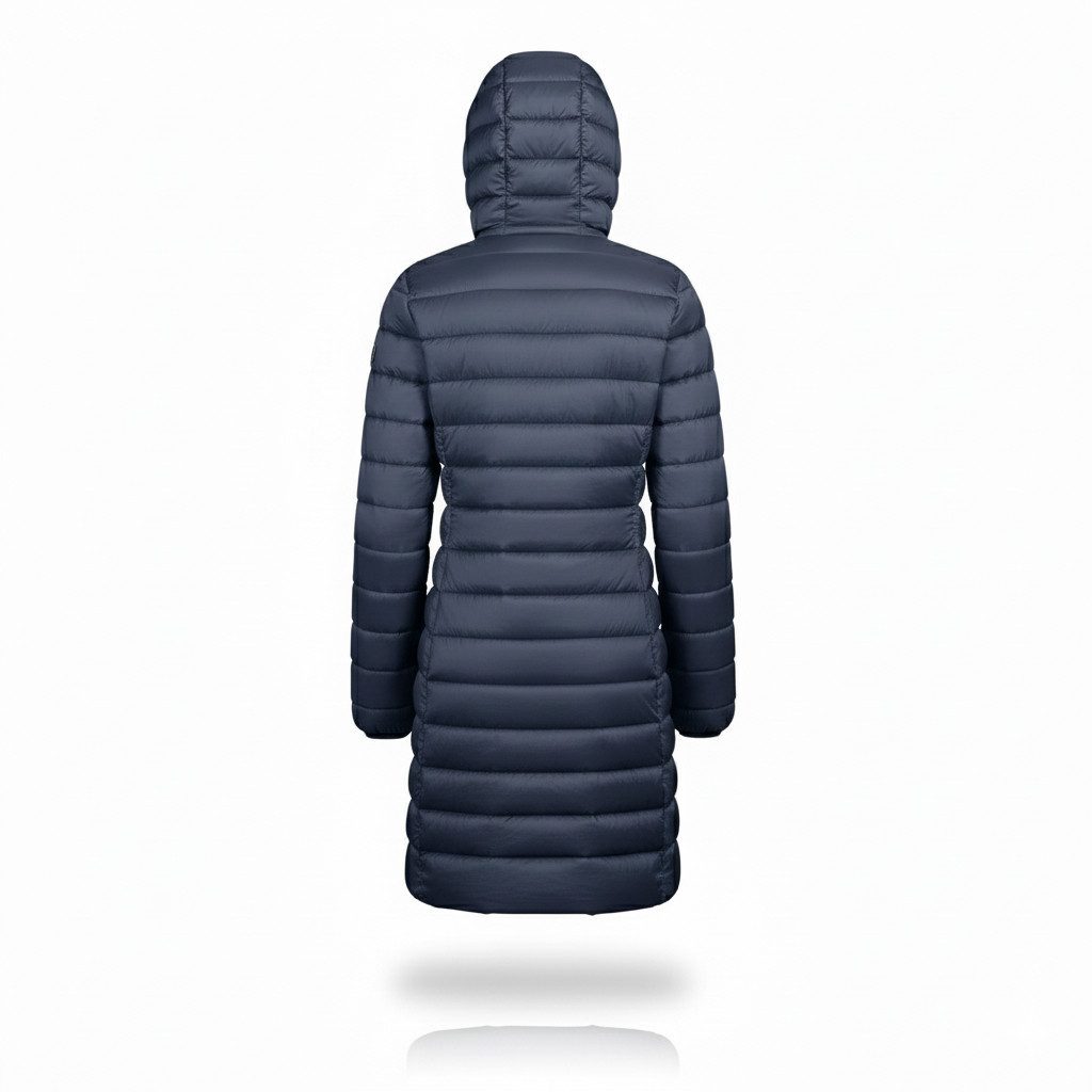 Geographical Norway Steppmantel Damen Outdoorjacke Regenjacke Frühling Leicht Lange – Bild 3 von 4