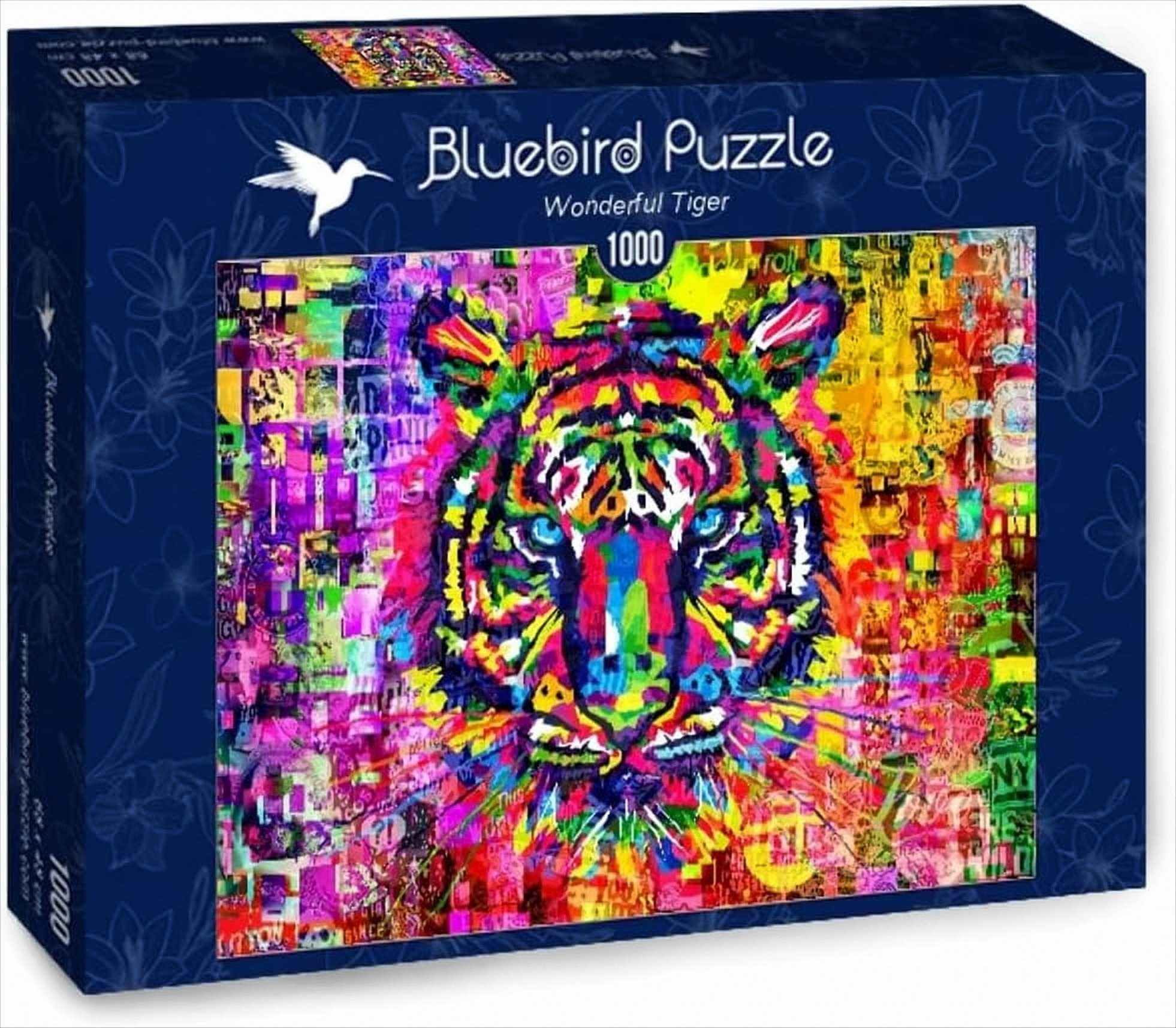 Alize Puzzle Bluebird Wonderful Tiger Puzzle (1000 Teile), Puzzleteile