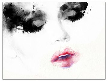 wandmotiv24 Acrylglasbild Makeup, Querformat M0050, Lippen (1 St), Wandbild, Wanddeko, Acrylbilder in versch. Größen