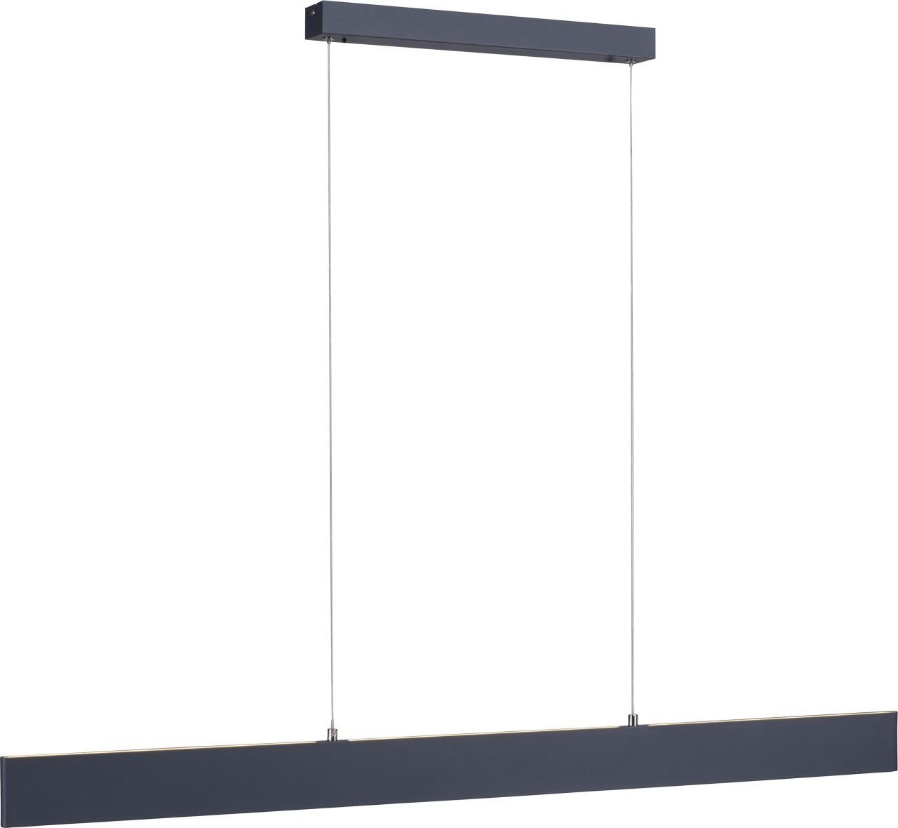 LeuchtenDirekt LED Pendelleuchte Leuchten Direkt LED Pendelleuchte Nila anthrazit, LED, Dimmbar nicht Smart Home-fähig ohne Bewegungsmelder