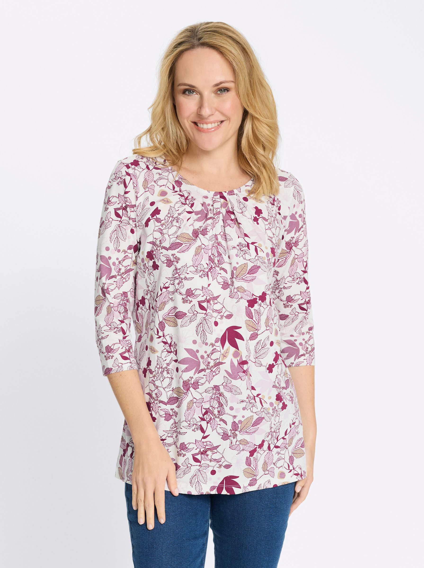 Sieh an! T-Shirt Longshirt 3/4-Arm günstig online kaufen