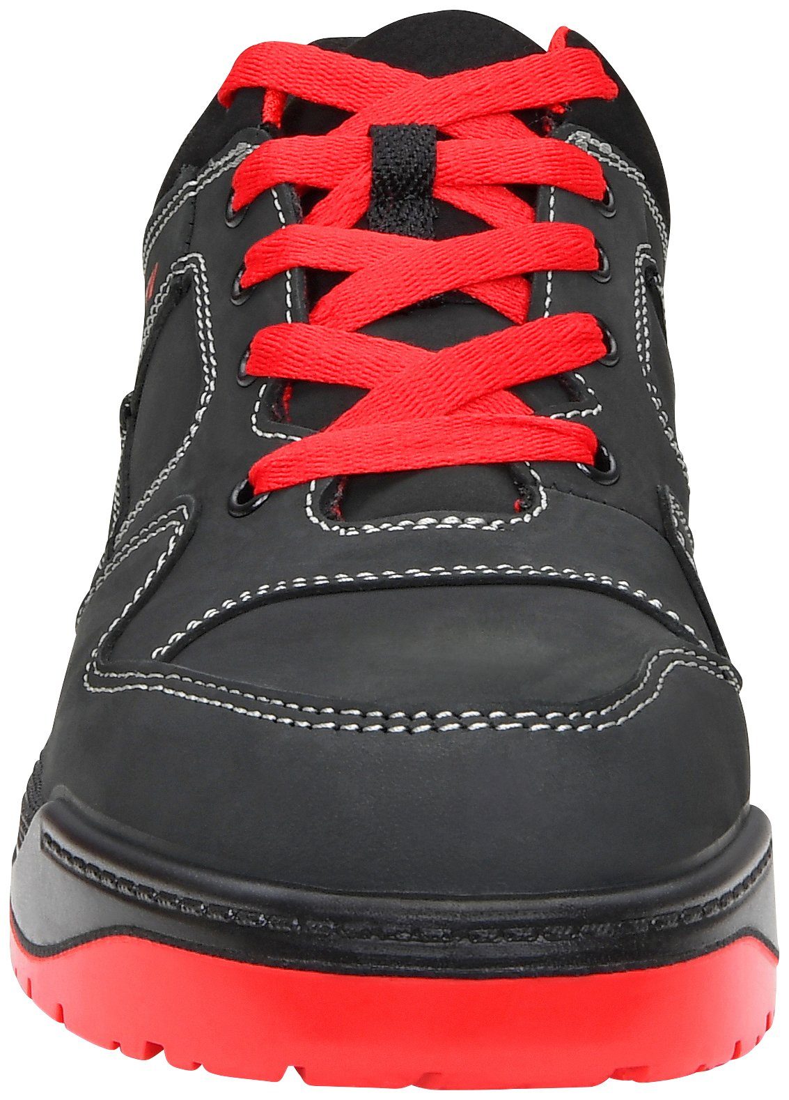 Elten Maverick black red low Sicherheitsschuh S3