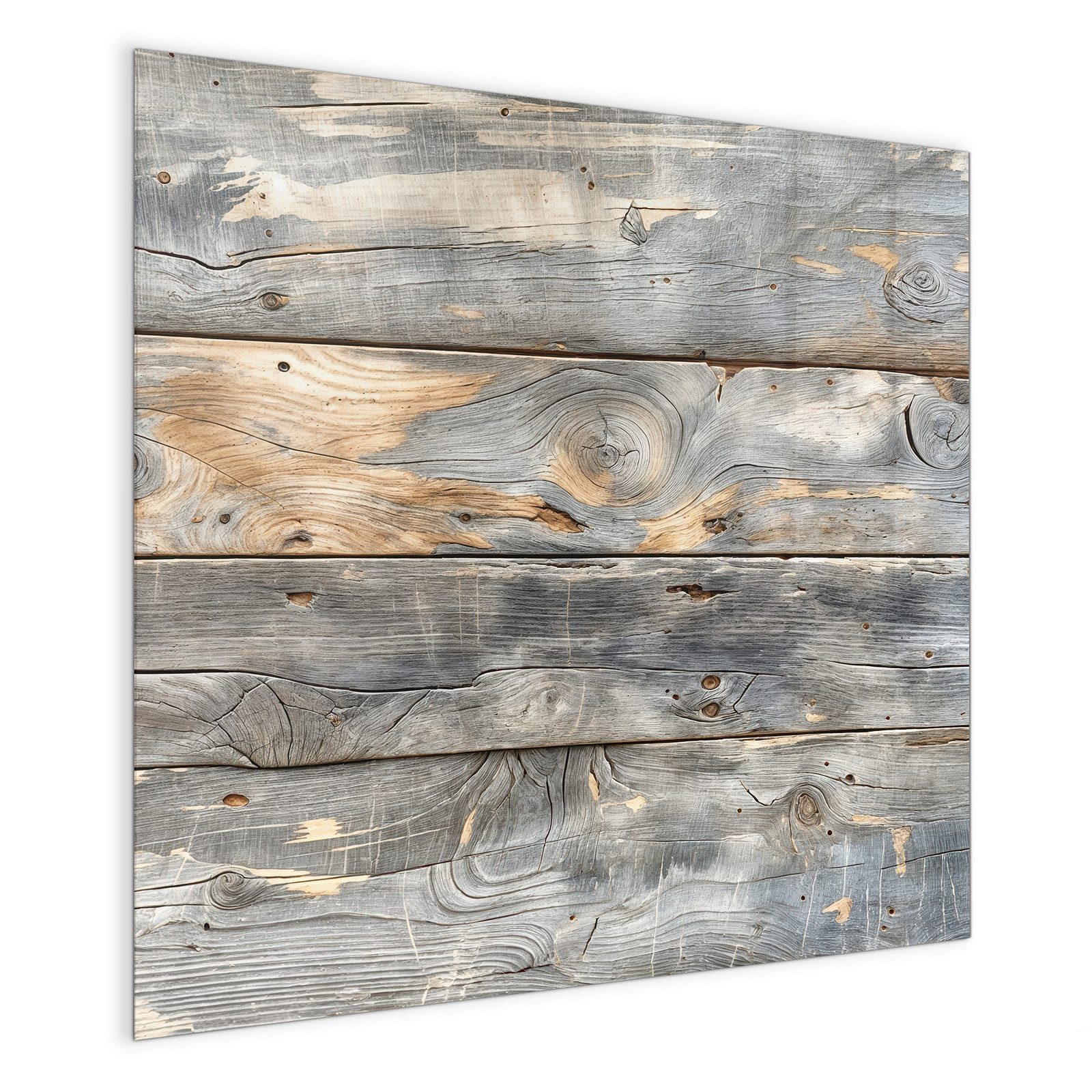 Primedeco Magnettafel Glas Vintage Holzplanken Pinnwand Whiteboard beschreibbar, (Inklusive Stift, Magnete und Montagematerial, 1-tlg., 9 verschiedene Größen), Magnetisch und Beschreibbar