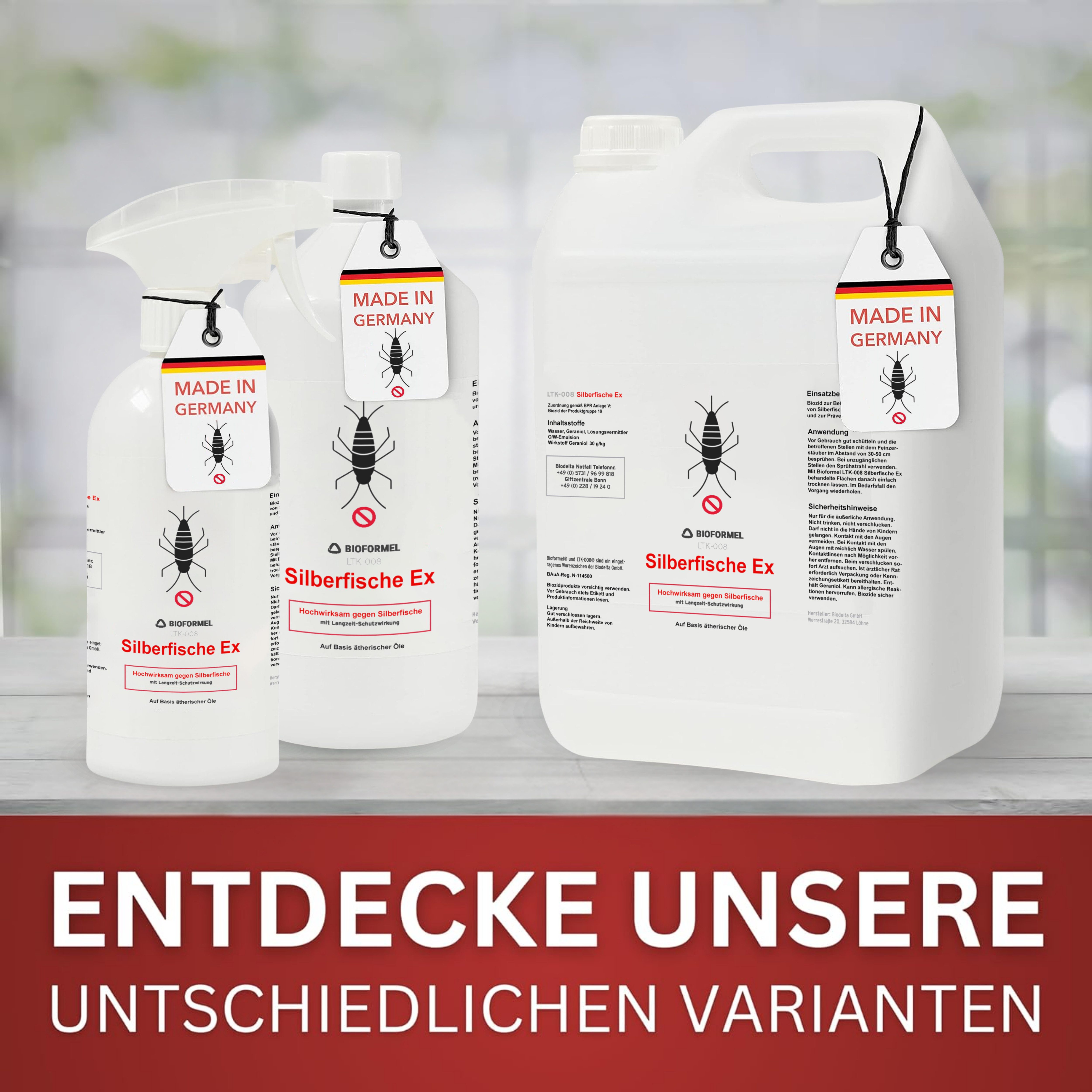 LTK-008 Biodelta Insektenspray Silberfischspray N, 0.5 l, 500 ml – Bild 4 von 4