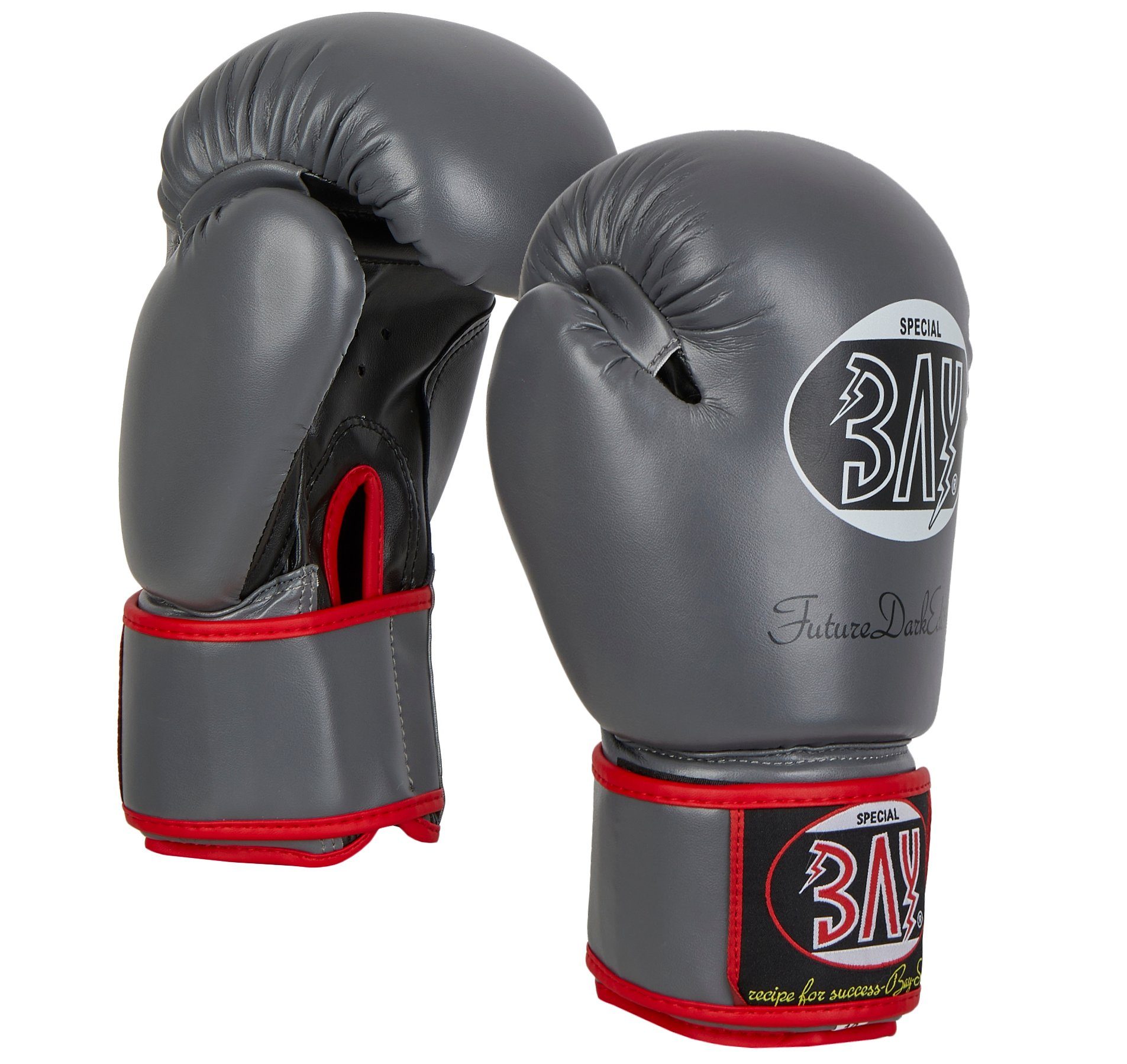 BAY-Sports Boxhandschuhe Future Box-Handschuhe dunkelgrau Kickboxen Boxen
