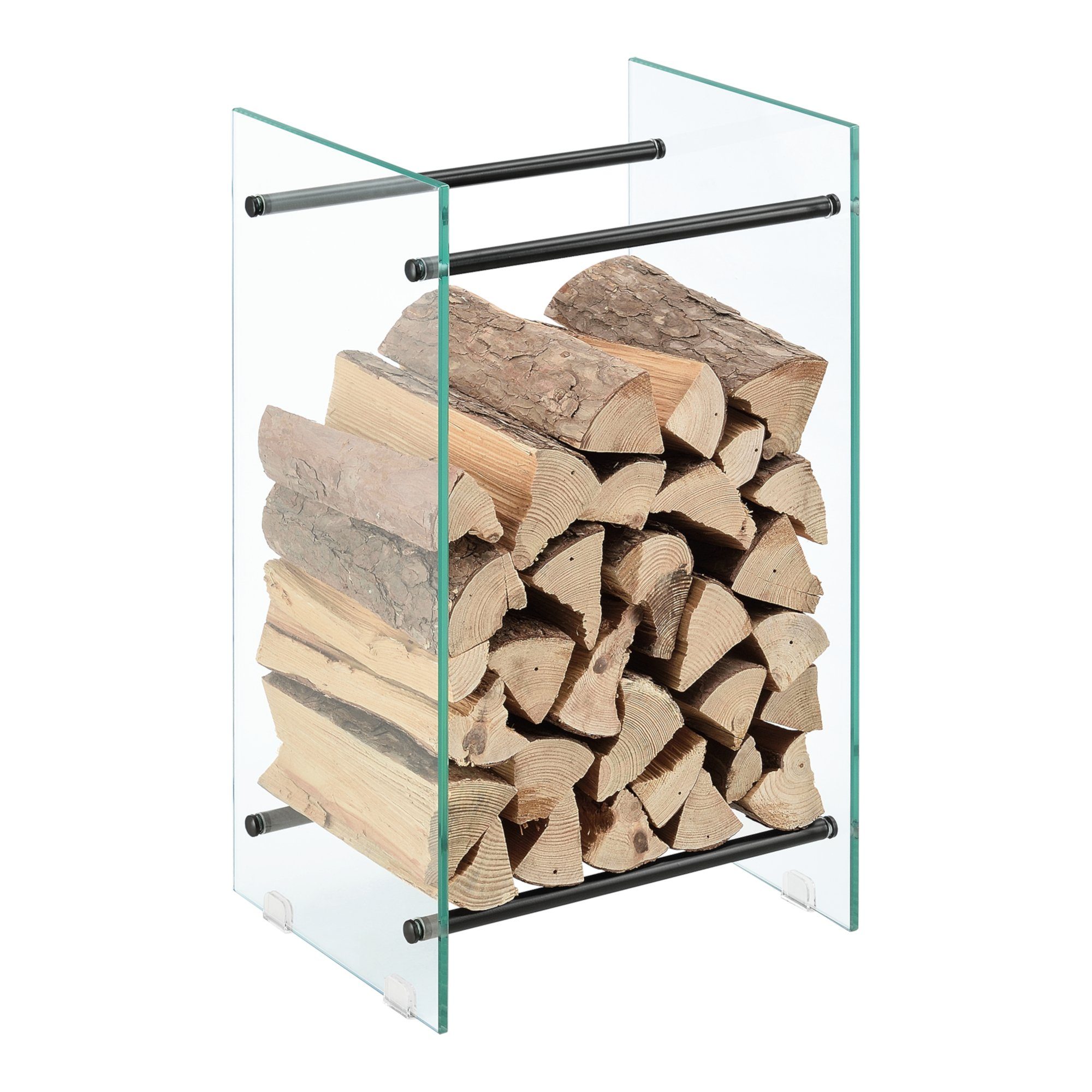 En Casa Kaminholzregal Oshawa Brennholzregal Holzhalter Aus Glas In Verschiedenen Grossen Online Kaufen Otto
