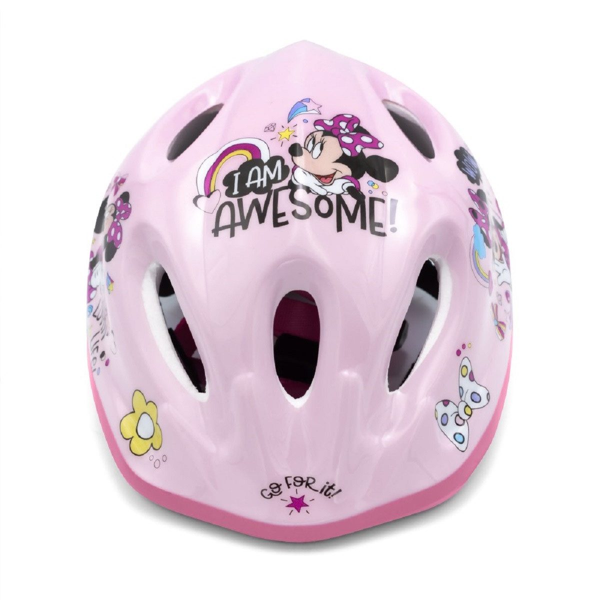 Disney Minnie Mouse Kinderfahrradhelm Kinderhelm Sicherer Helm für Mädchen (52-56 cm) – Bild 2 von 5