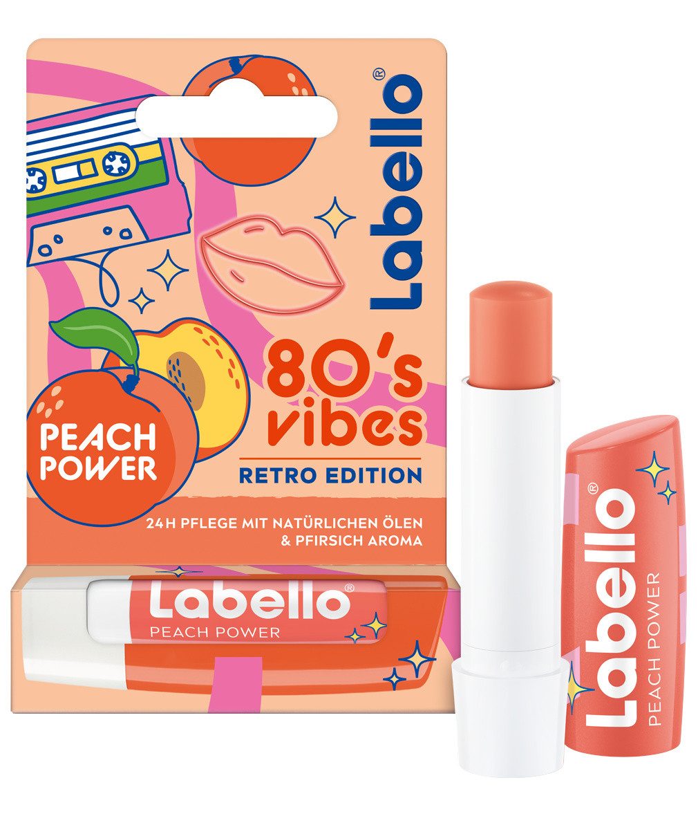 Labello Lippenbalsam Fruities Retro Edition Set 4er Set Lippenpflege, 3-tlg.